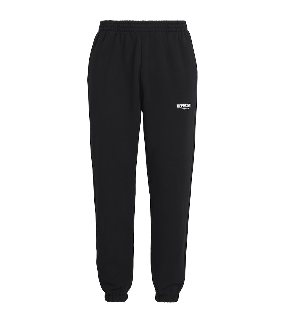 Represent Mens Cotton Owners Club Sweatpants Black