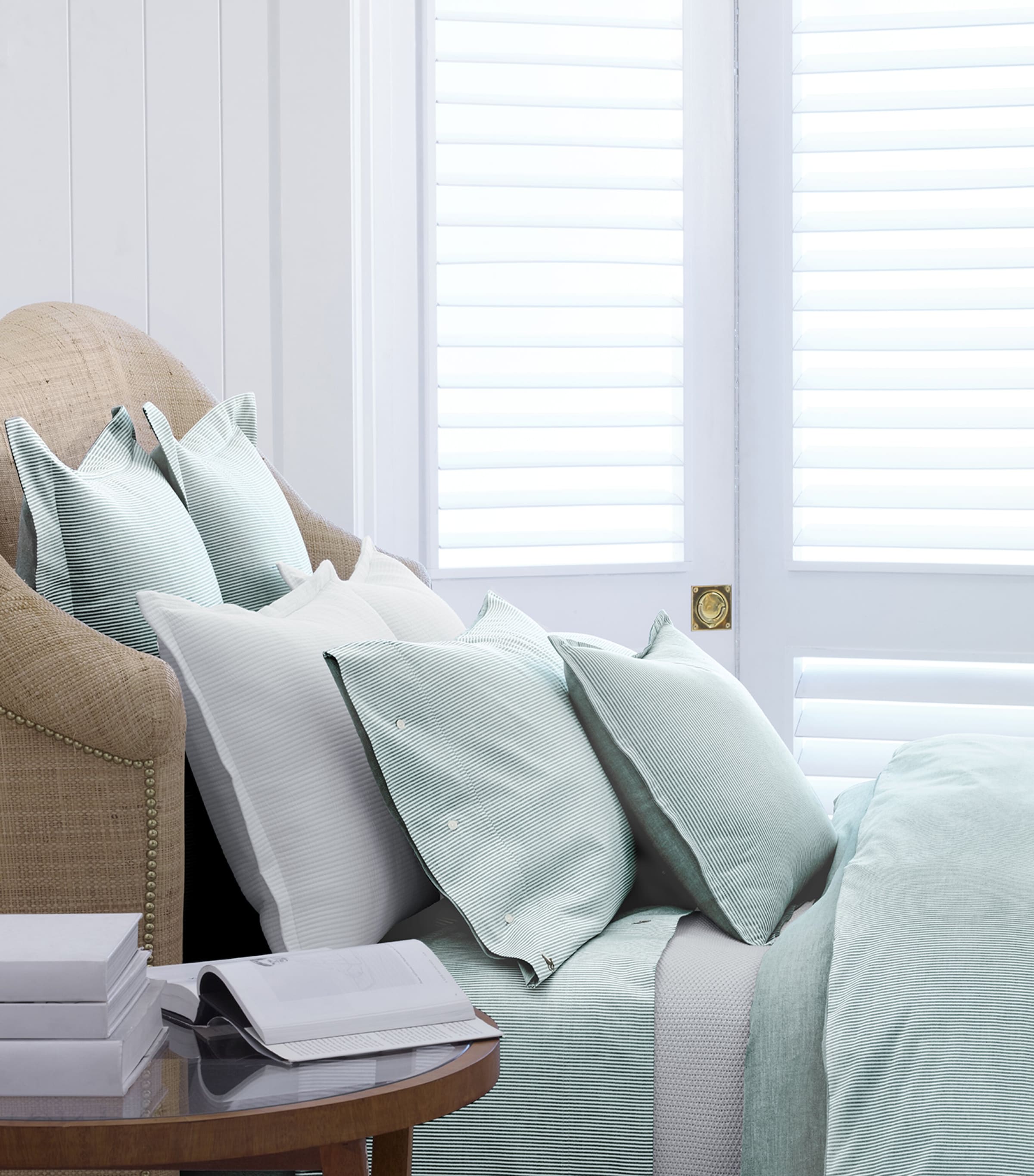 Oxford Evergreen Single Fitted Sheet (90cm x 200cm)