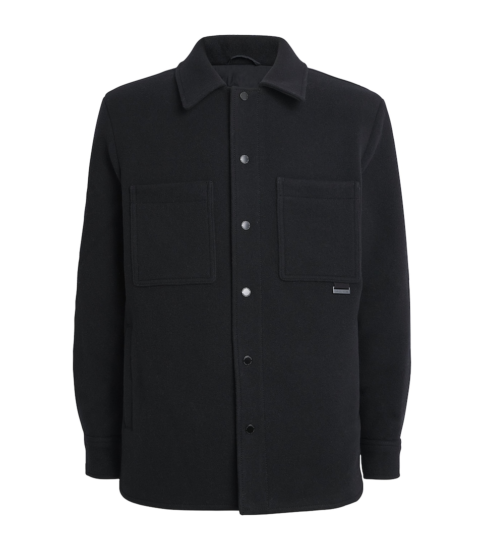 Wool-Cashmere-Blend Atkinson Overshirt