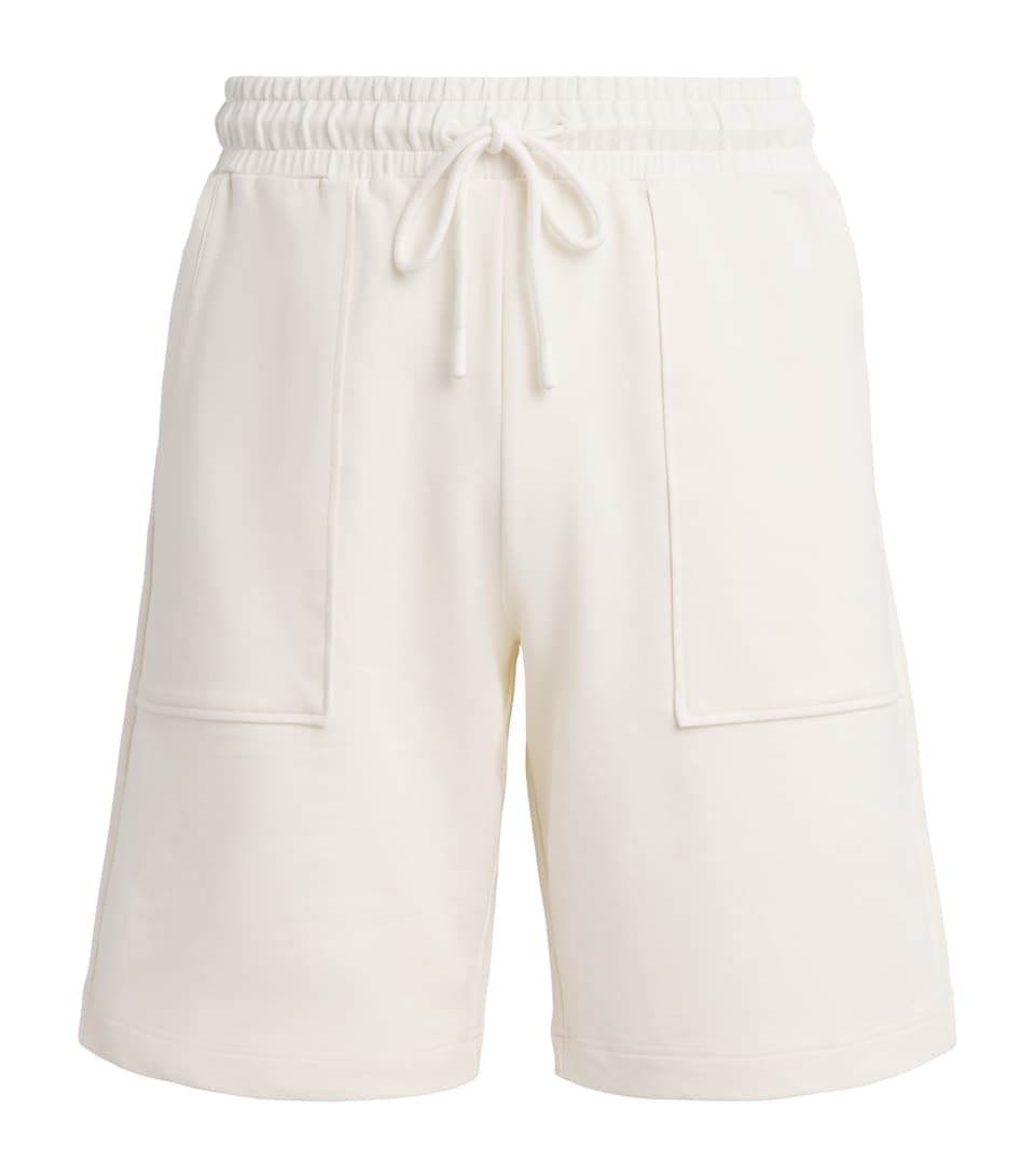 Zimmerli Mens Modal-Cotton Summer Lounge Shorts Sea Salt