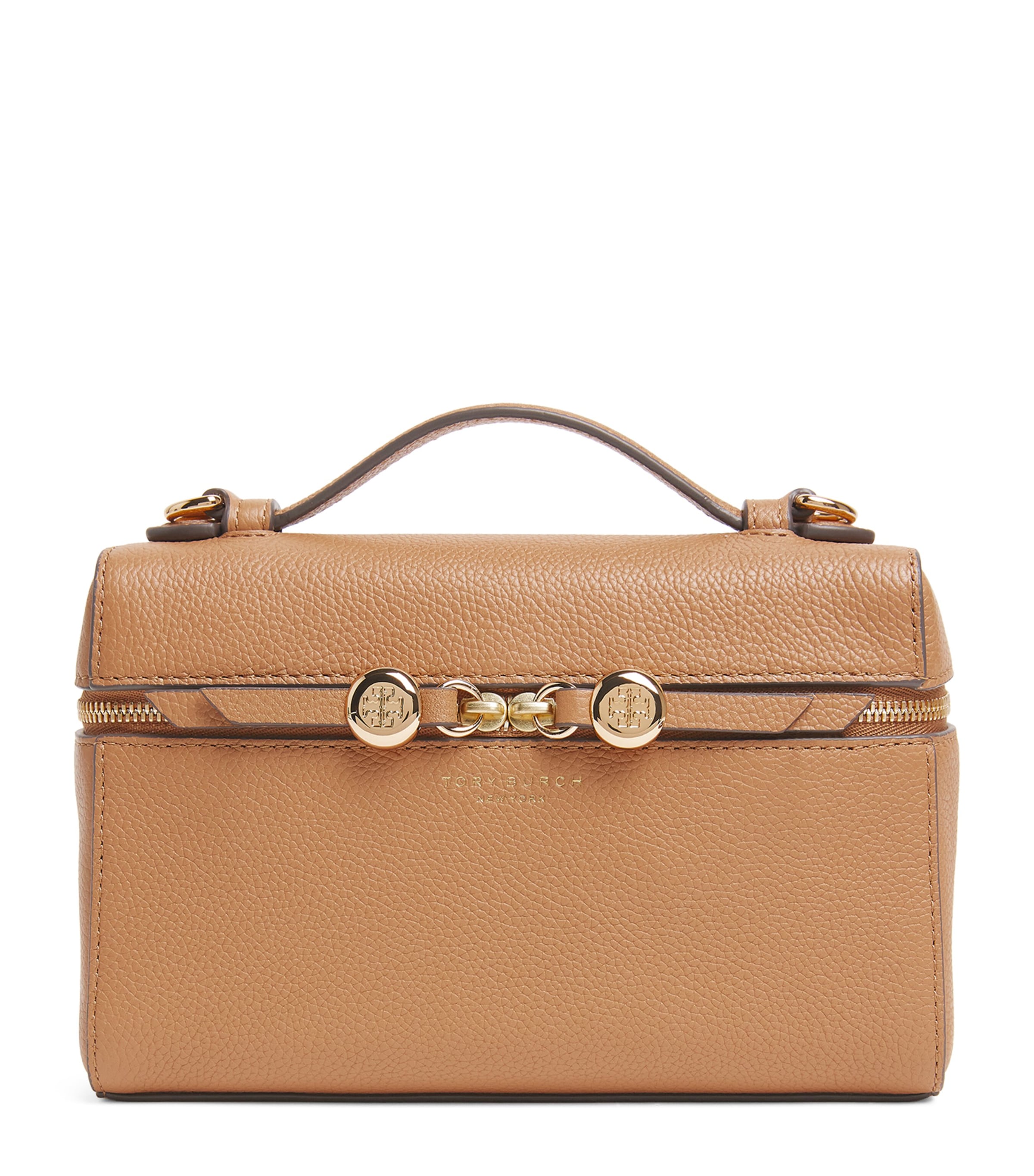 Leather Romy Slim Top-Handle Bag