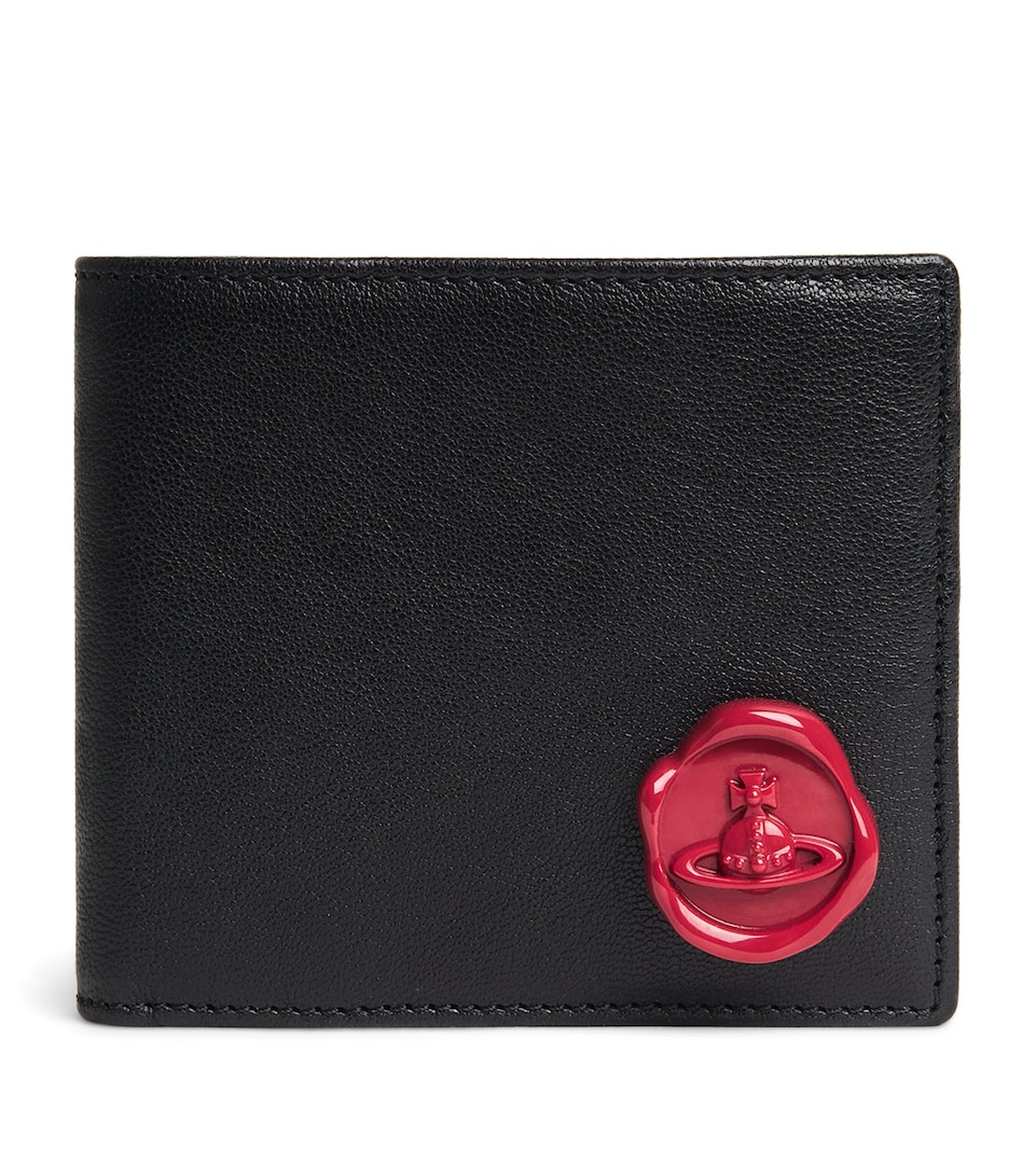 Vivienne Westwood Supple Leather Bifold Wallet Black