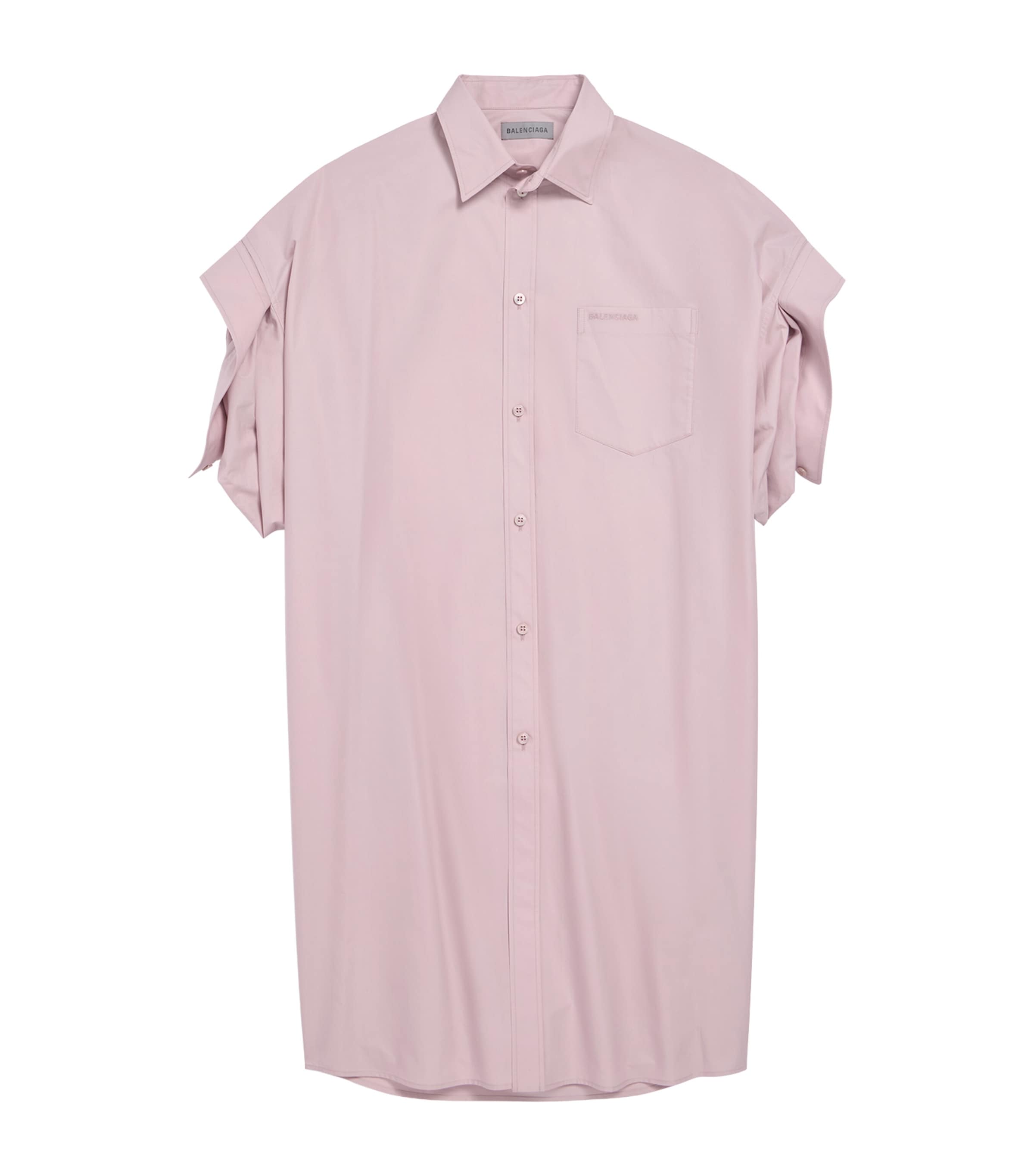 Balenciaga Womens Gathered Shirt