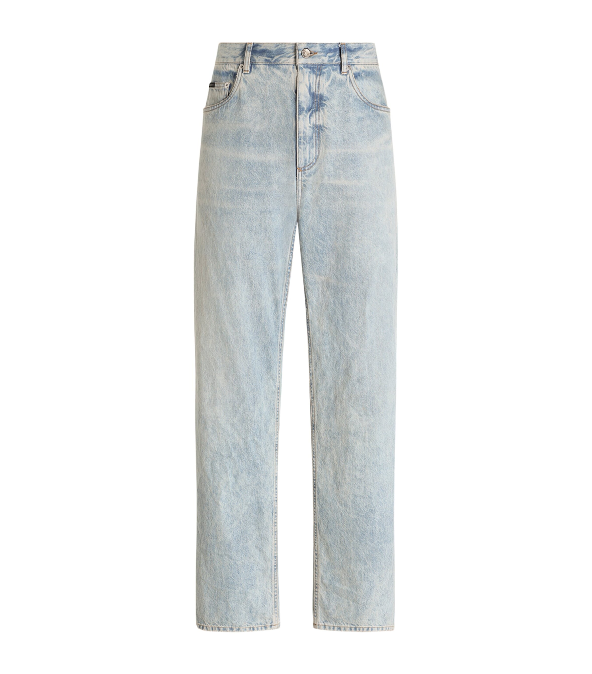 Dolce&Gabbana Mens Straight Jeans Combined Col