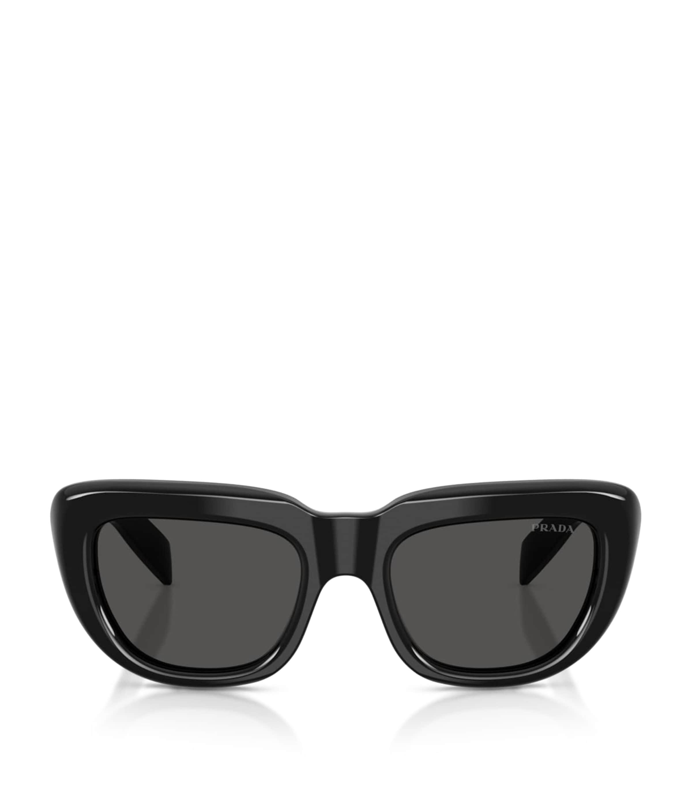 Prada PR D07S  Rectangle Sunglasses Black