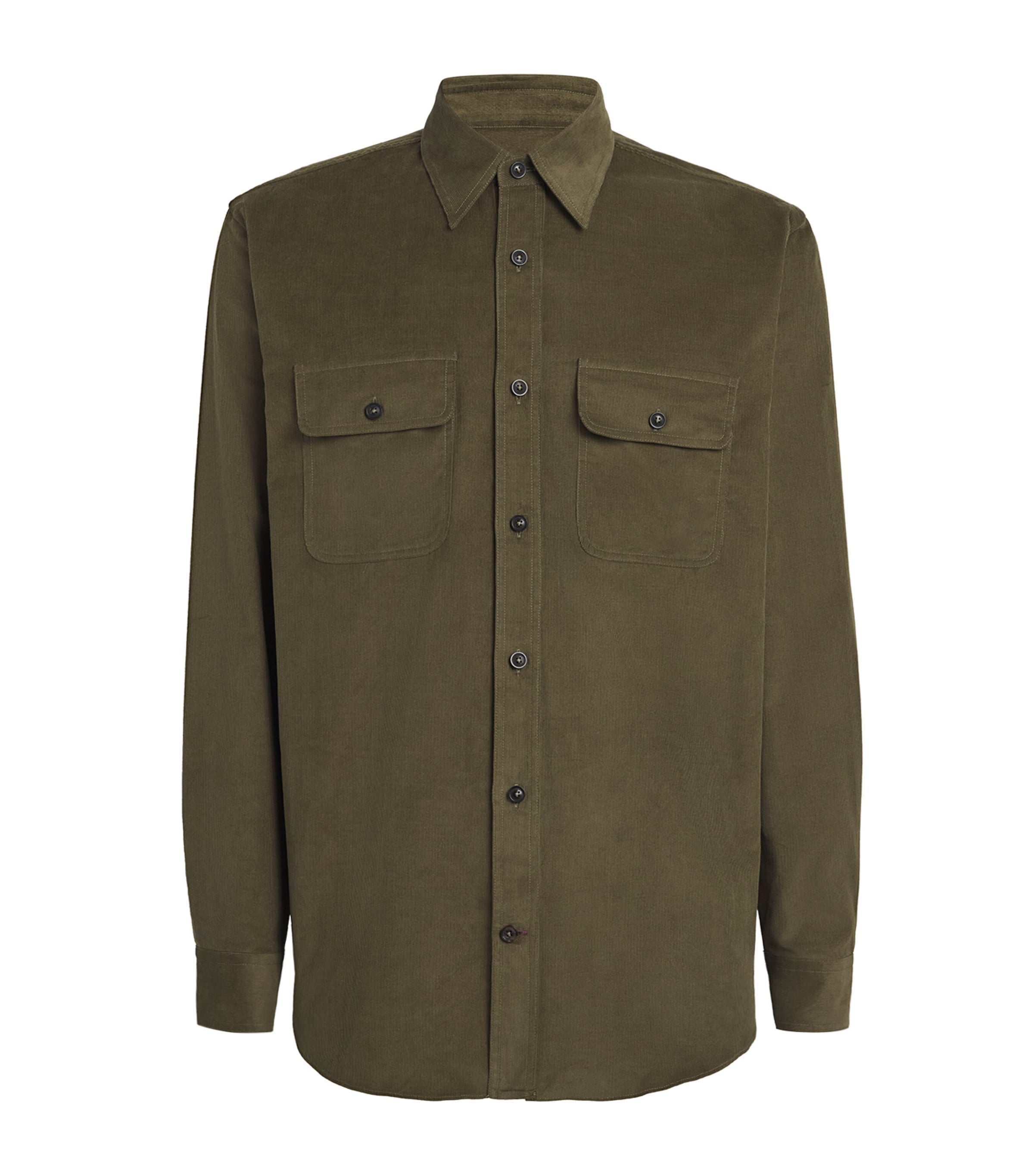 Cotton Corduroy Twin-Pocket Shirt