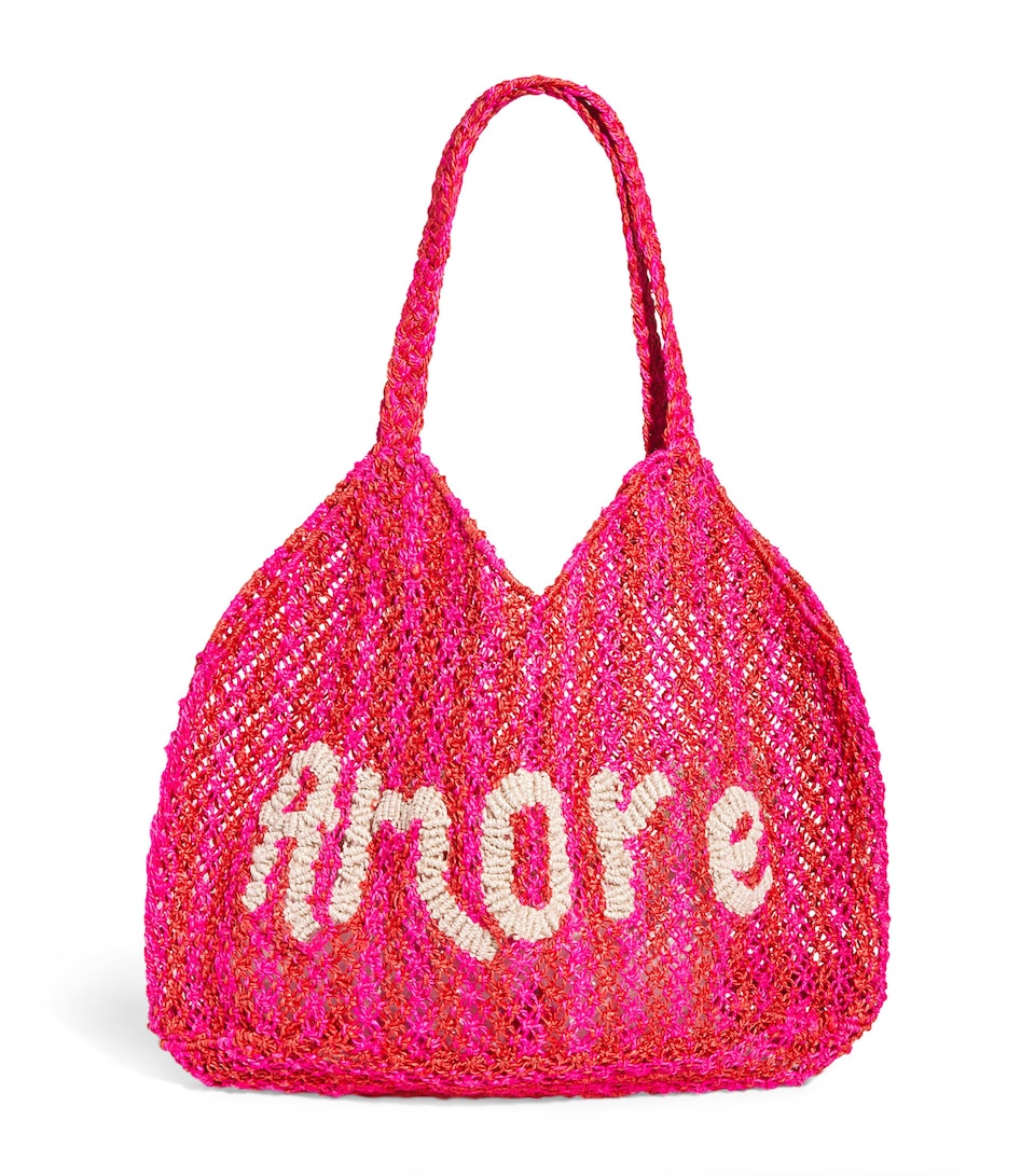 Large Stripe Dora Amore Tote Bag