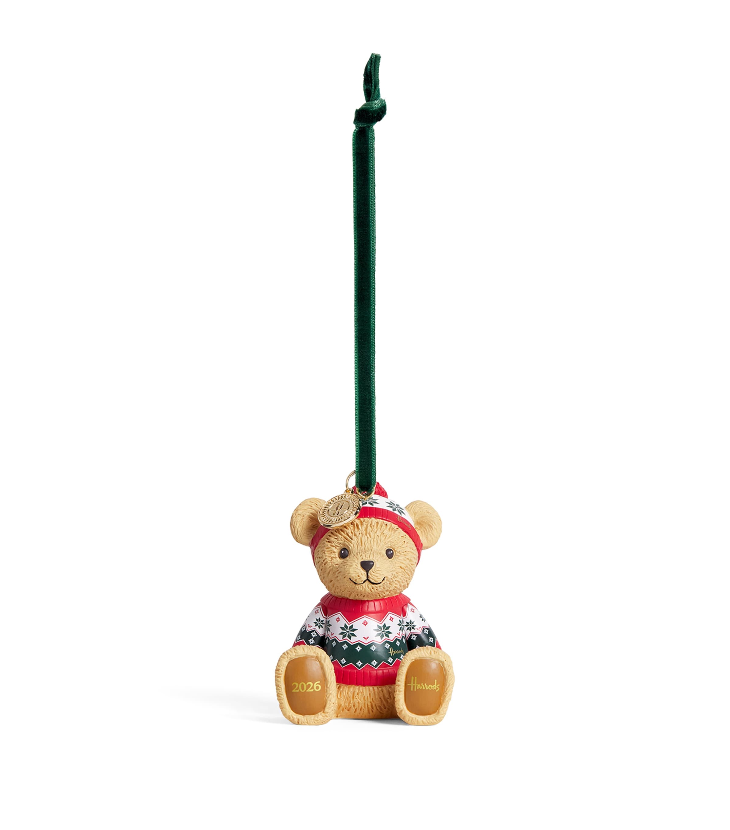 Harrods Christmas Bear 2026 Tree Decoration