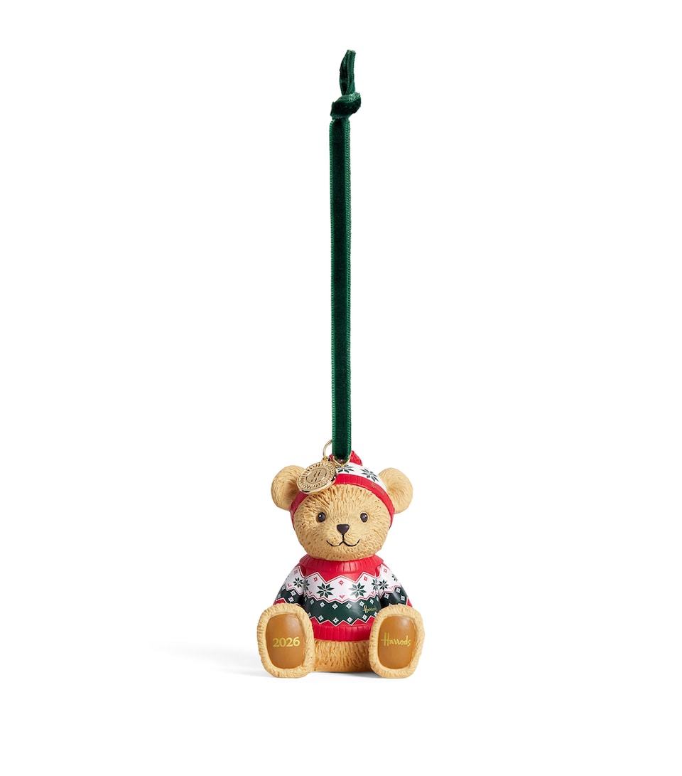 Harrods Christmas Bear 2026 Tree Decoration