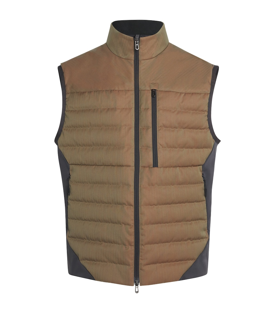 Wool-Blend Intrepid Down Gilet