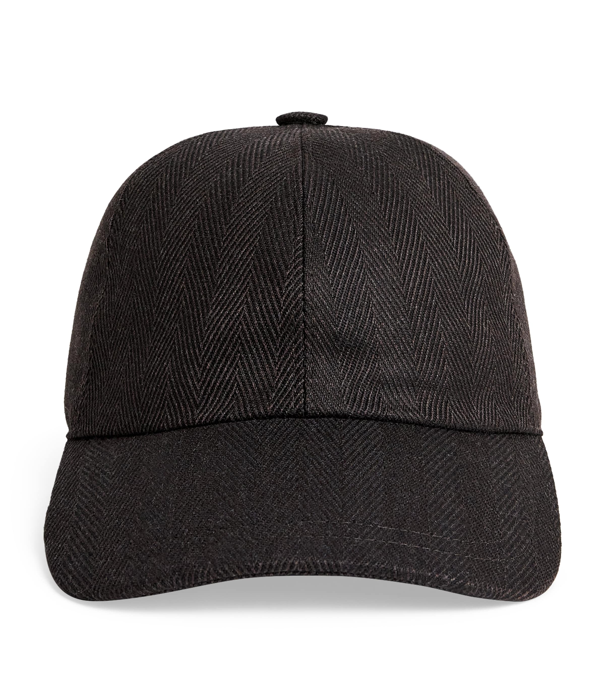 Alpaca Herringbone Baseball Cap