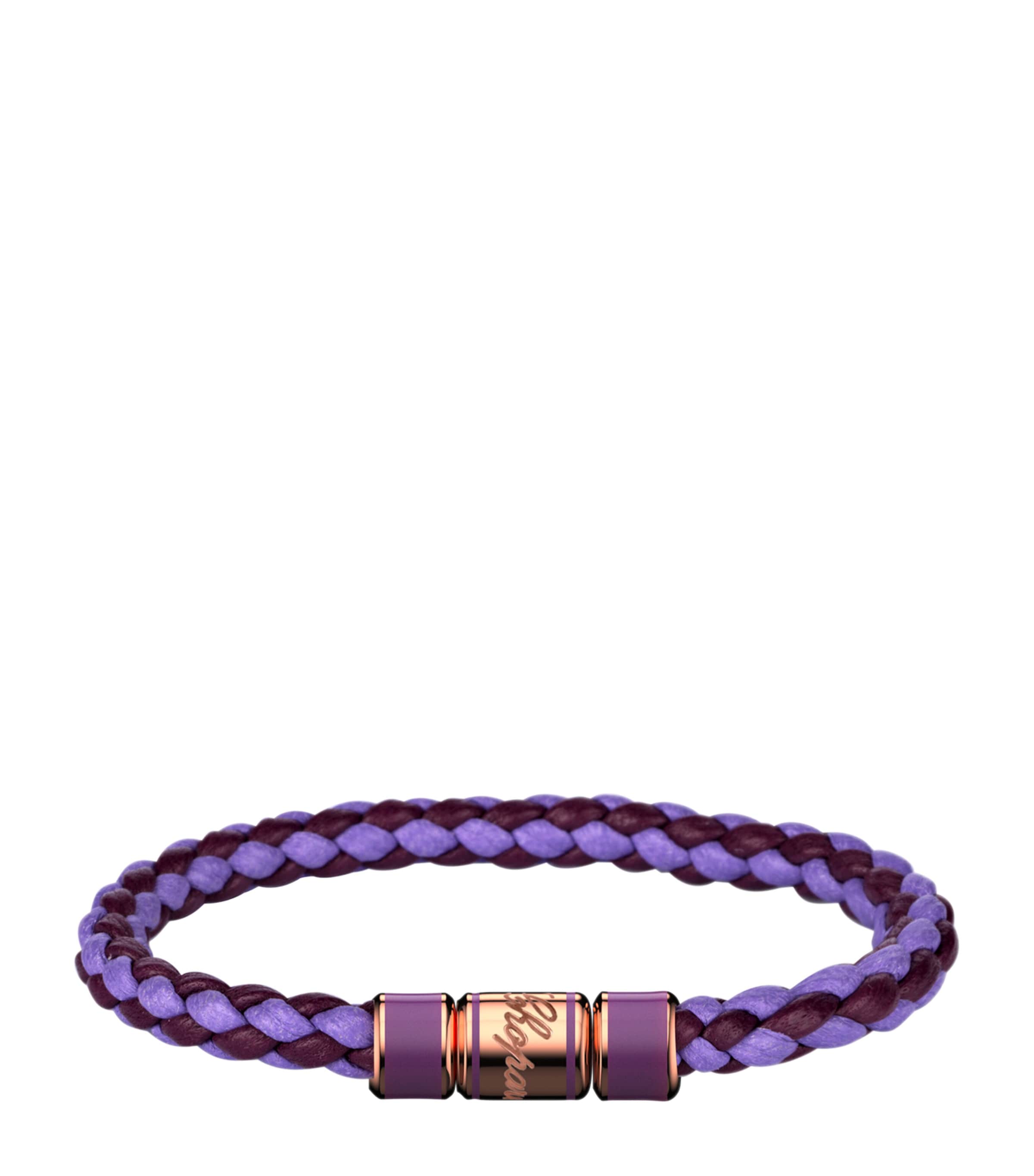 Leather Signature Bicolour Bracelet