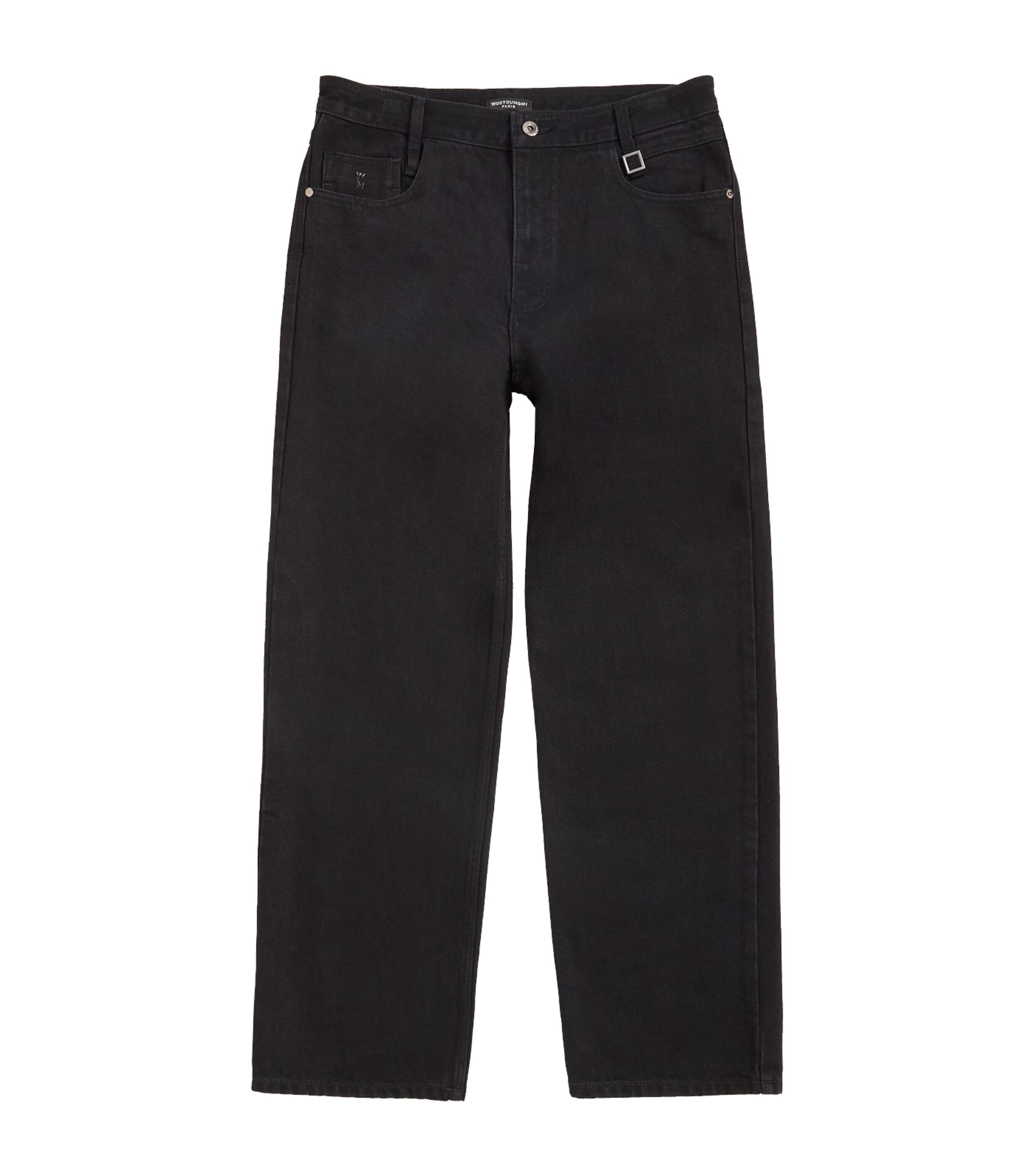 Wooyoungmi Mens Straight Jeans Black