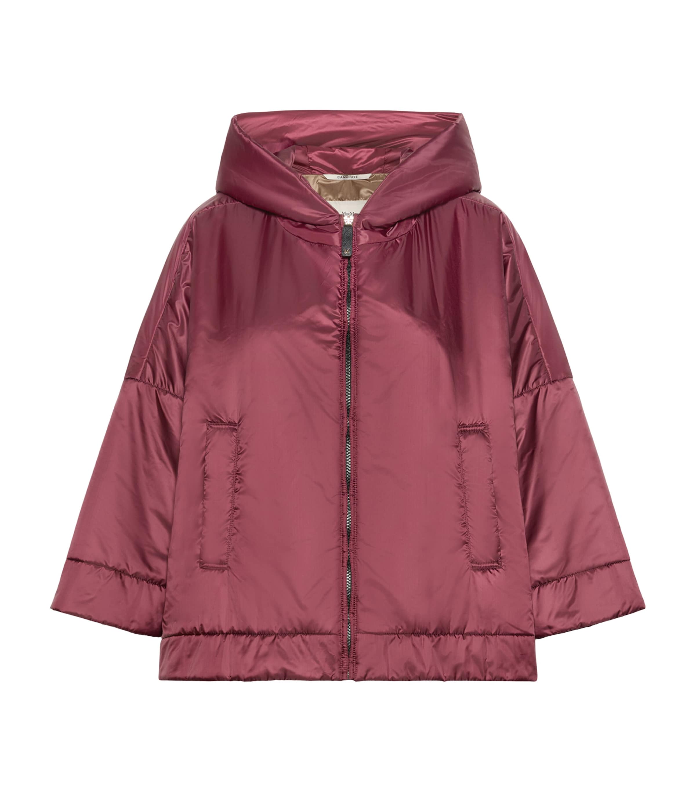 Max Mara Womens Water-Repellent Padded Jacket Red