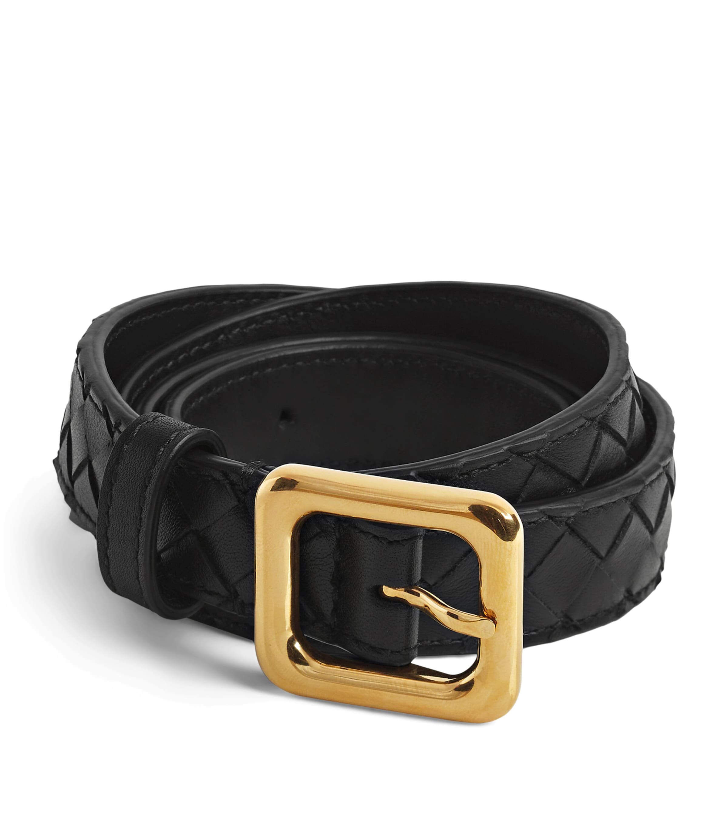 Calfskin Intrecciato Belt
