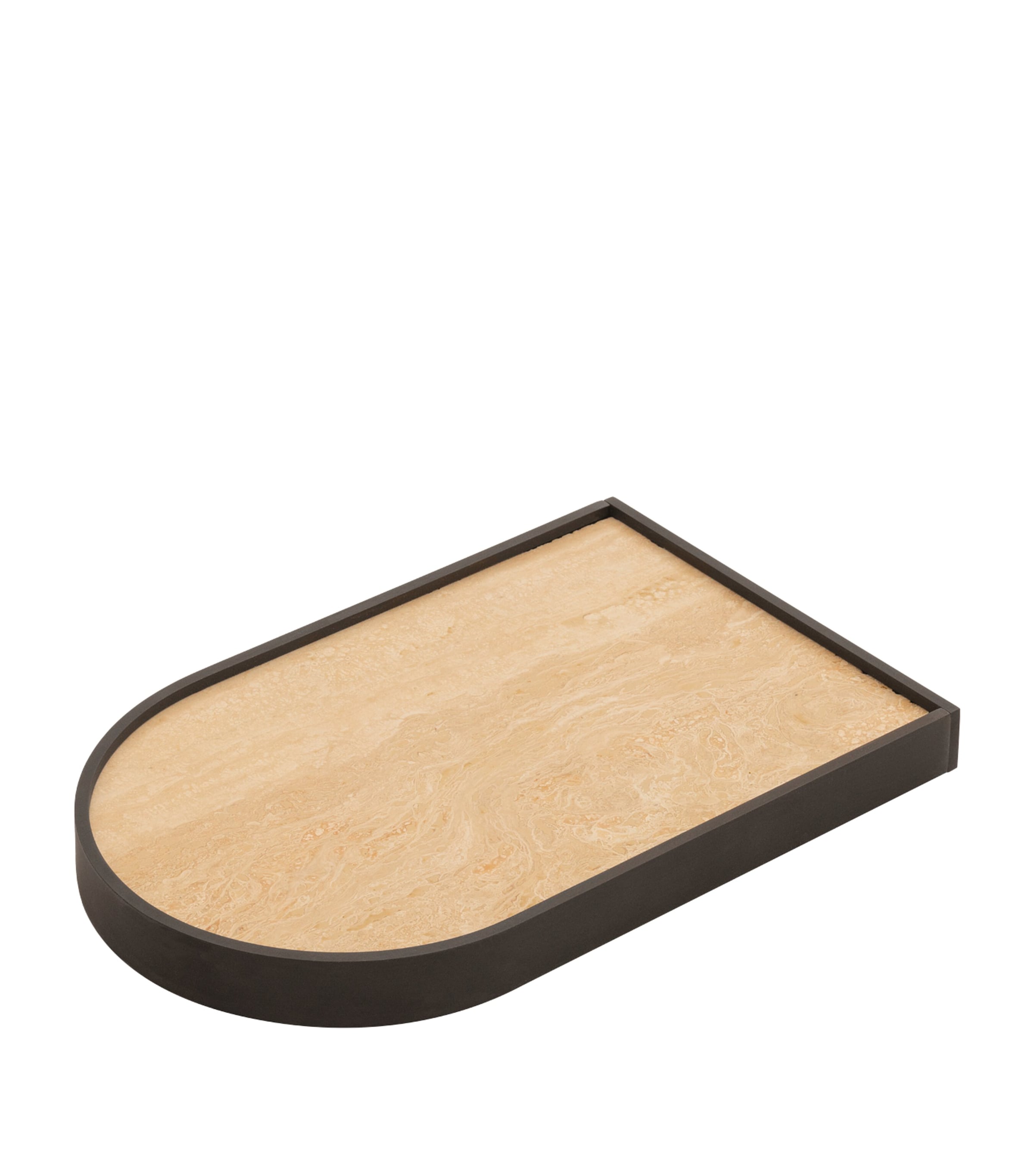 Giobagnara Medium Marble-Effect Nobble Valet Tray Travotino Classic