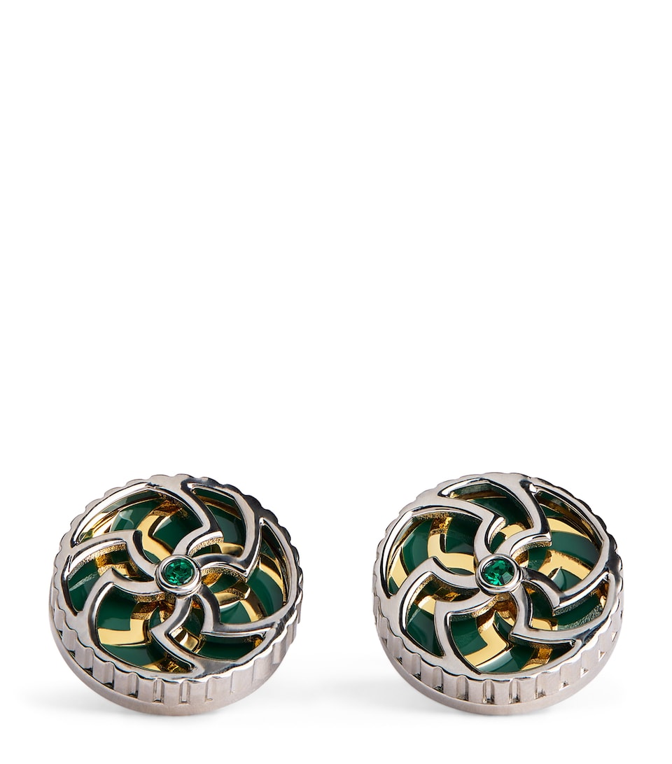 Palladium-Plated Trinity Cufflinks