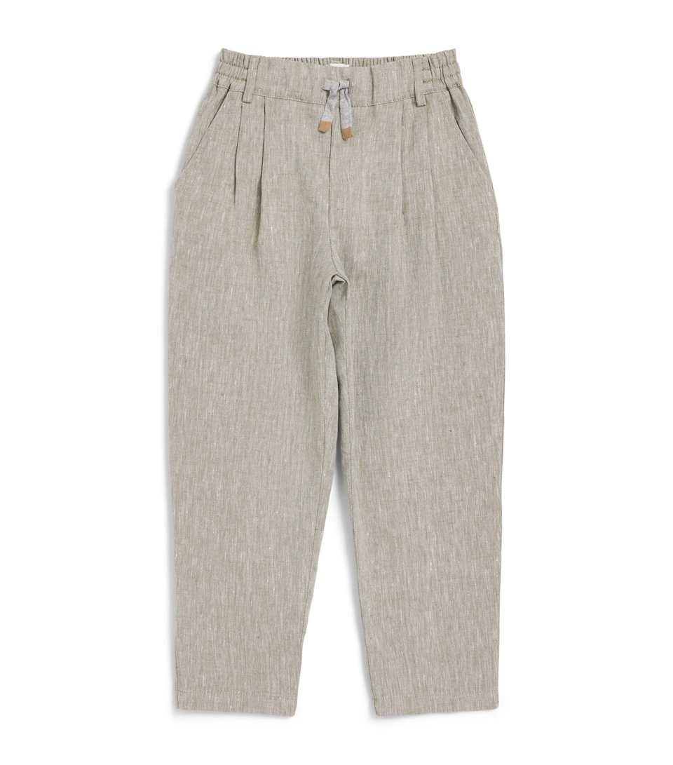Linen-Blend Tailored Trousers (4-16 Years)