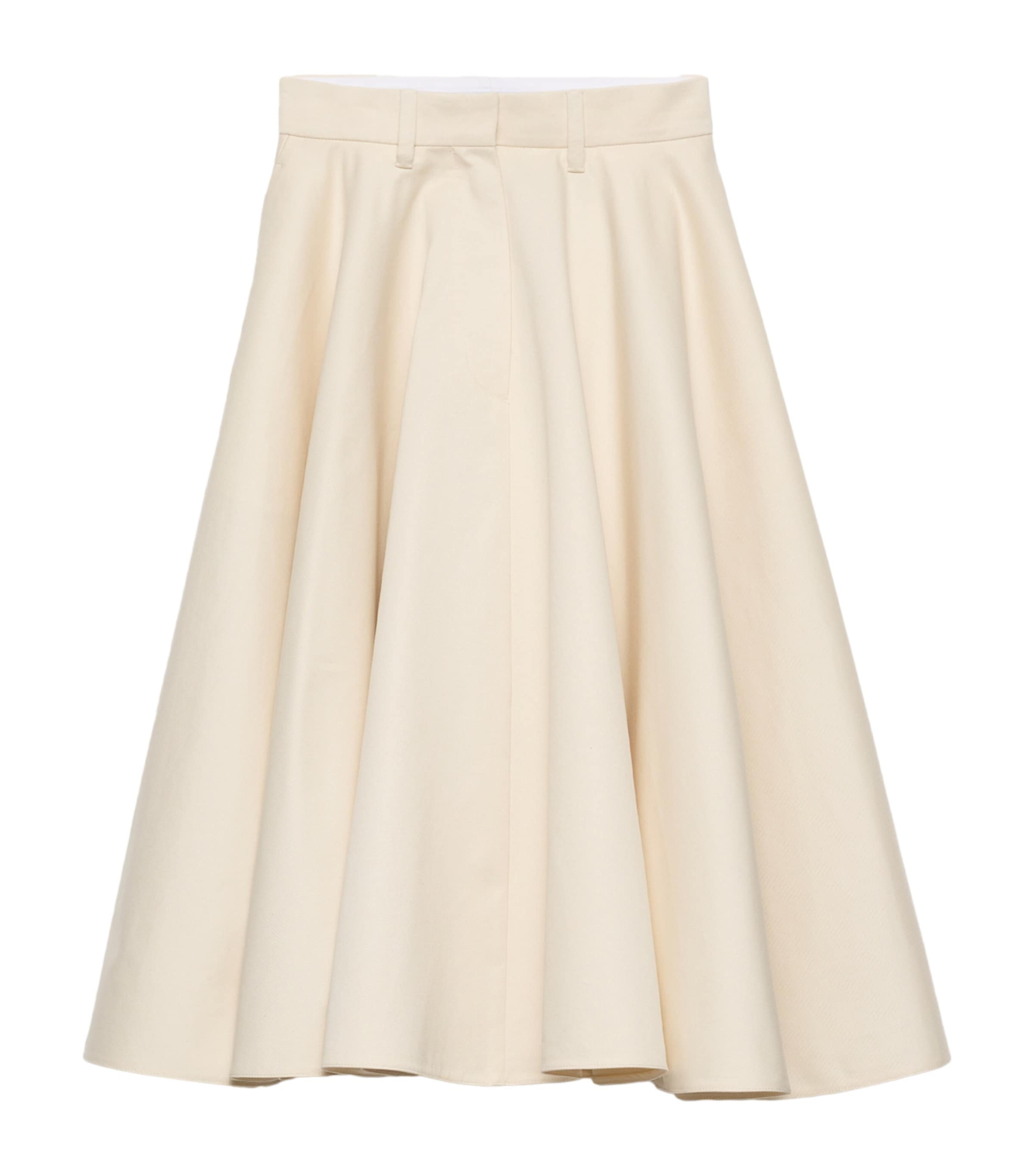Chino Midi Skirt