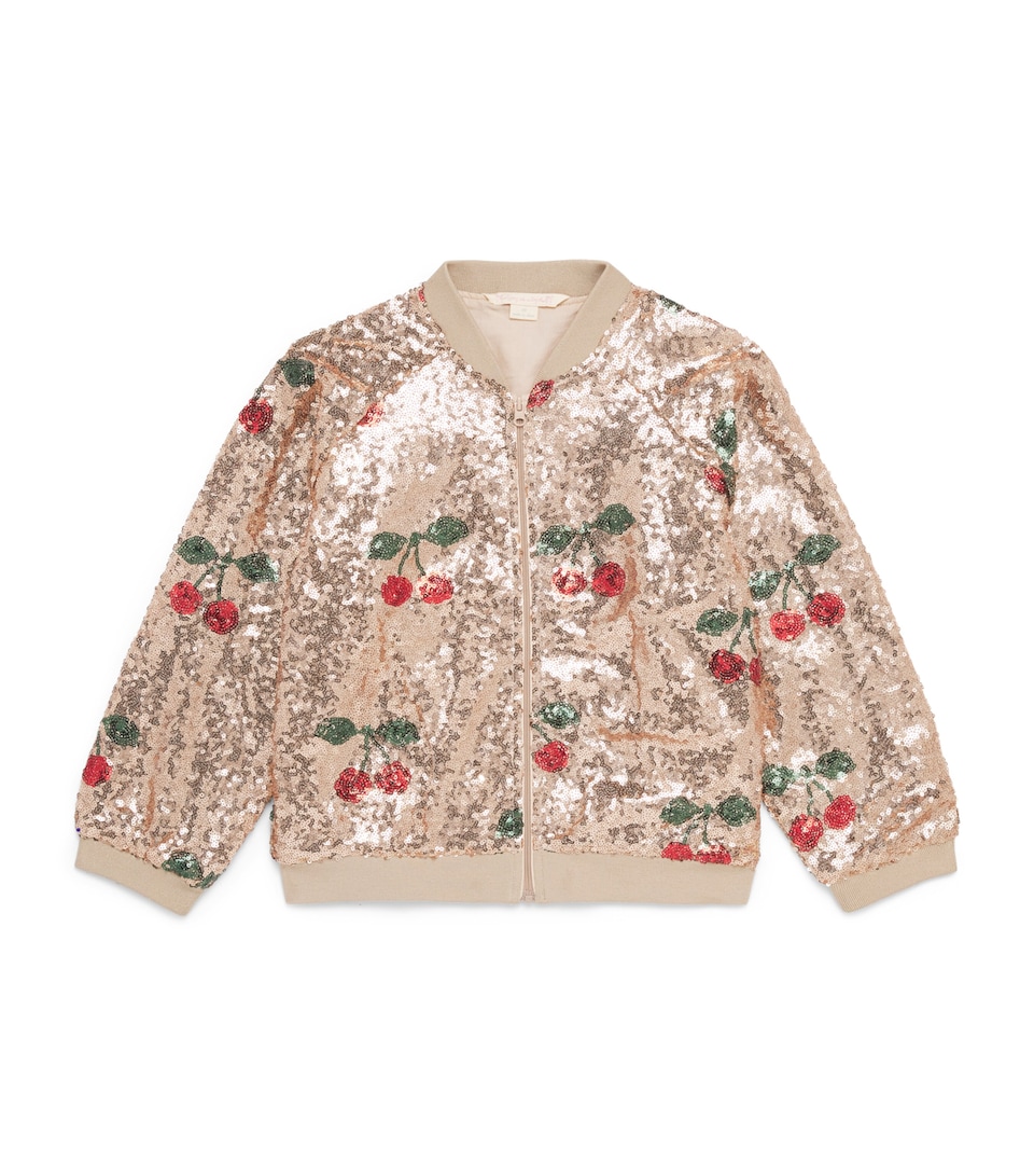 KONGES SLOJD Sequin Starla Bomber Jacket (3-10 Years) Gr Cer Blsh