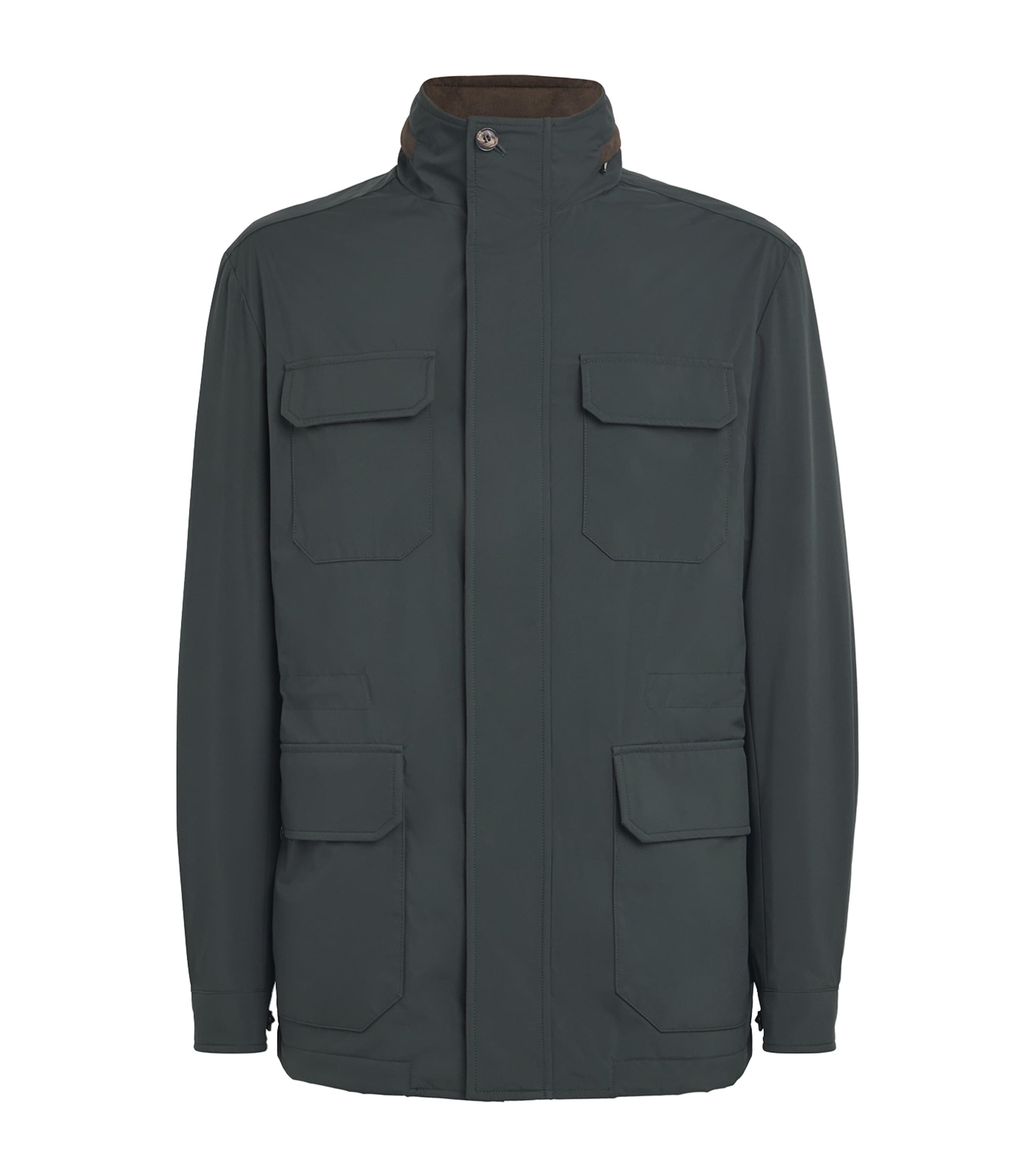 N.Peal Mens Hampton Field Jacket Khaki