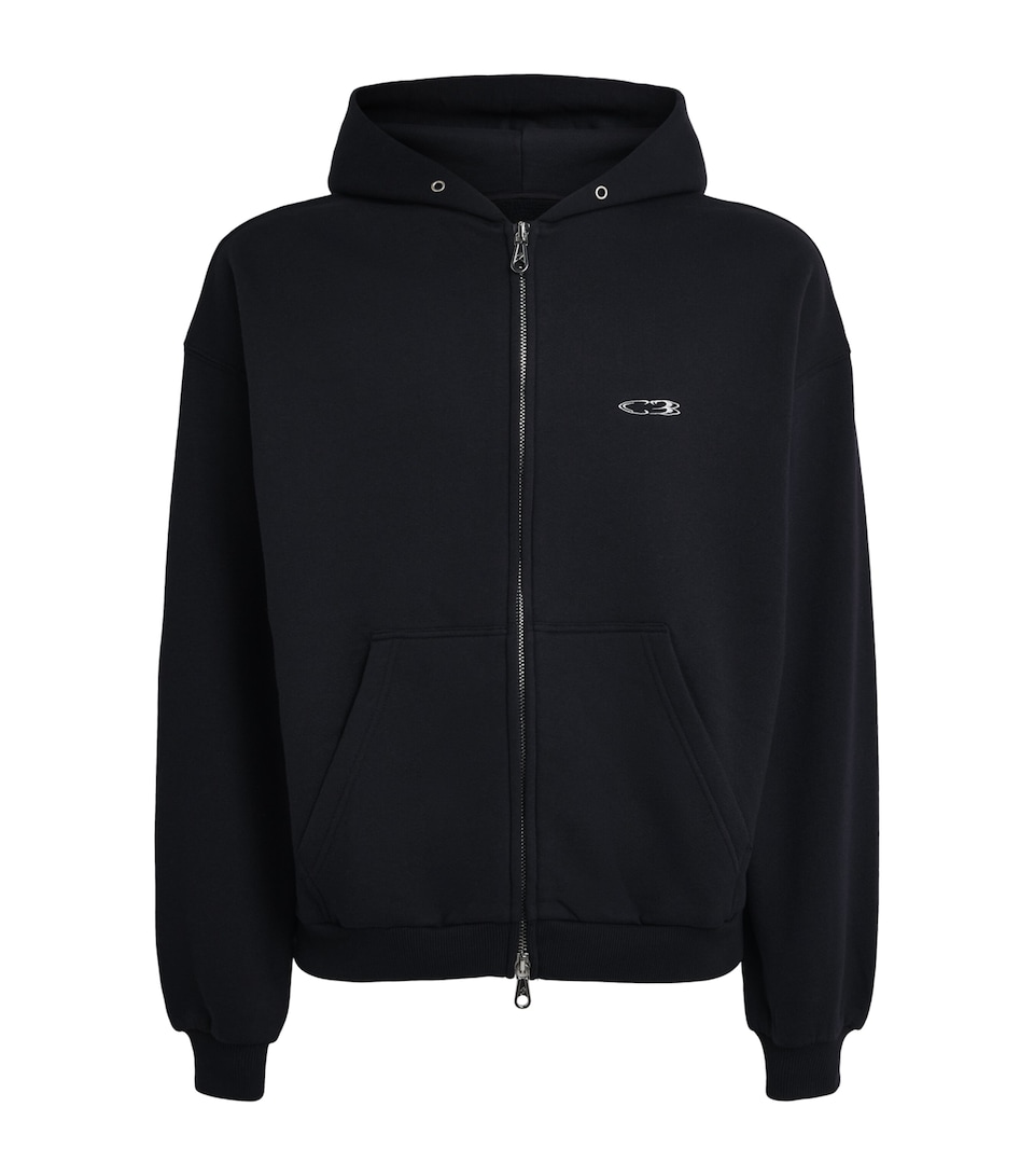 COLE BUXTON Mens Cotton Surf Hoodie Vintage Navy