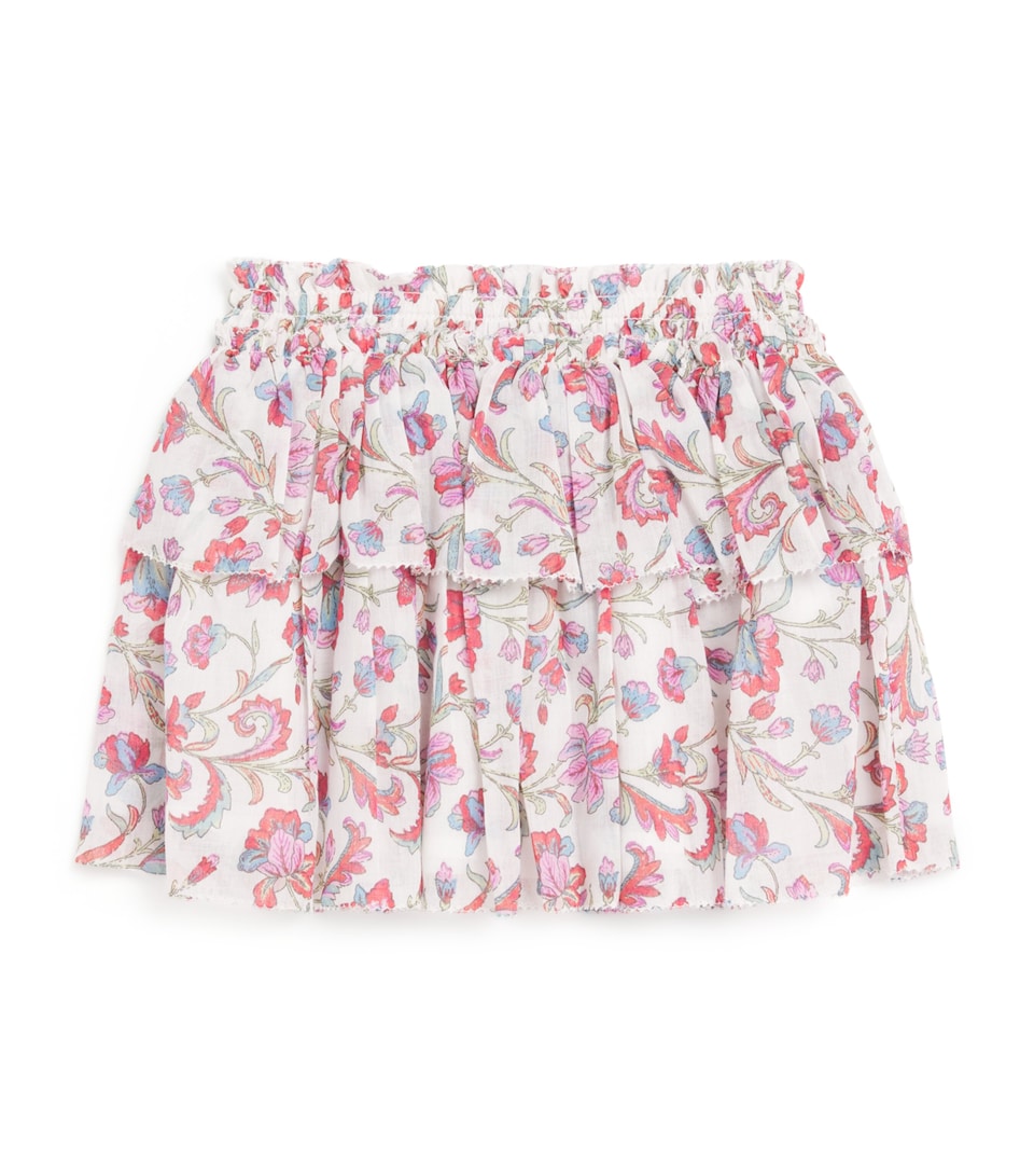 Cotton Floral Roumia Skirt (3-10 Years)