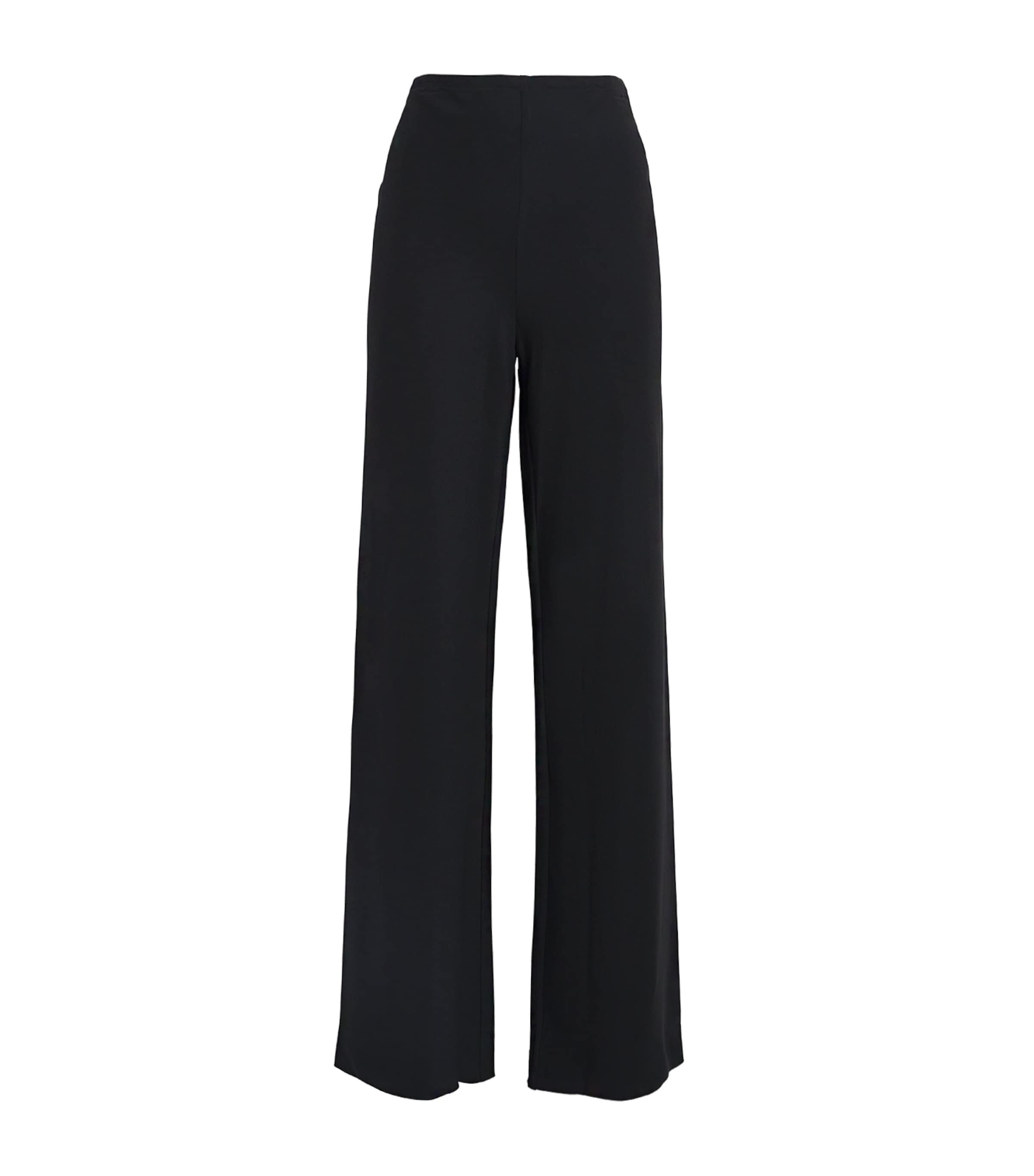 STAUD Womens Satin Stroll Trousers Blk Black