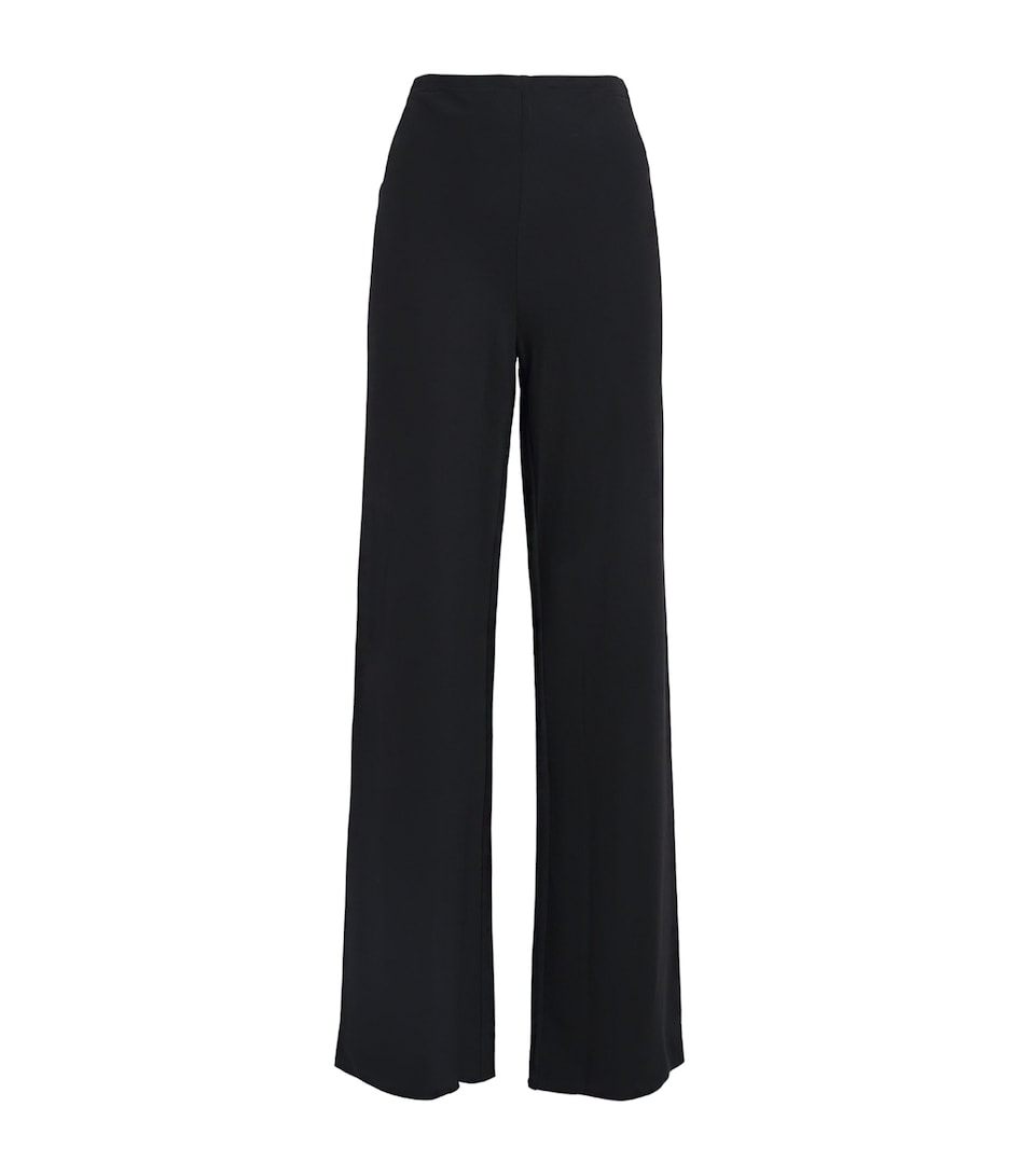 STAUD Womens Satin Stroll Trousers Blk Black