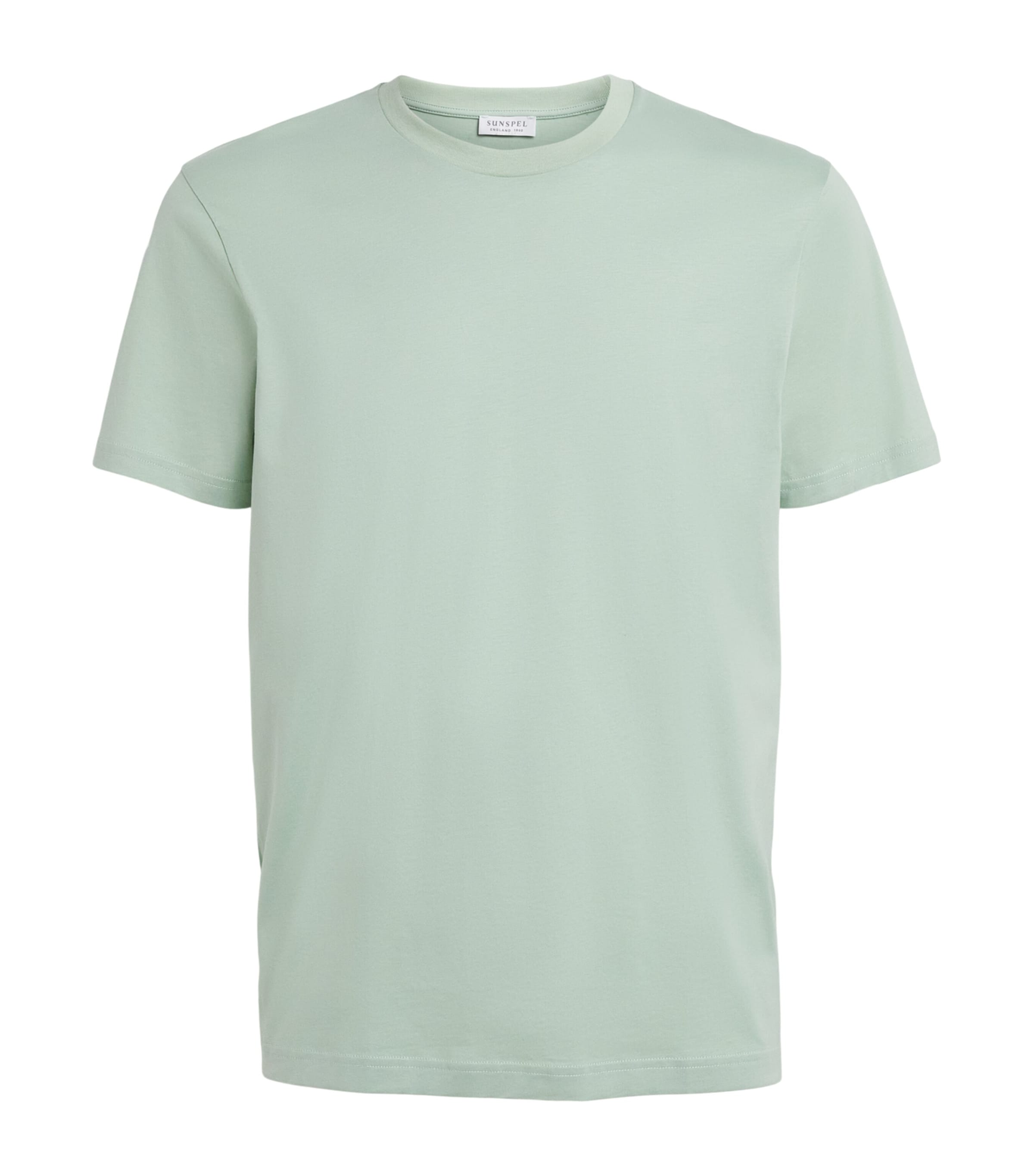 Sunspel Mens Supima Cotton Riviera T-Shirt Gnjb Laurel