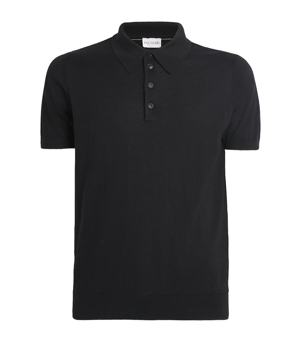 Silk-Cotton Polo Shirt