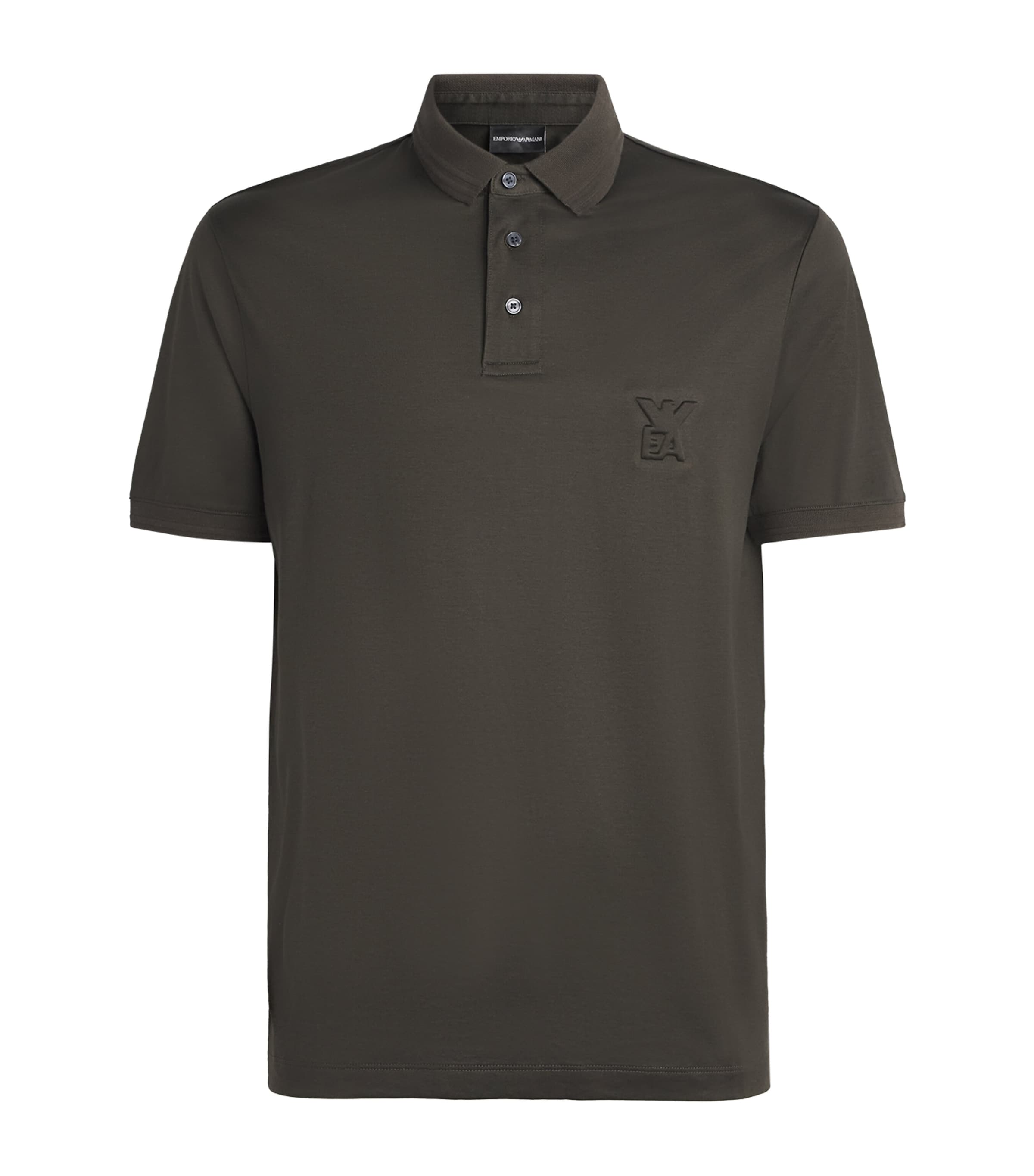 Embossed-Logo Polo Shirt