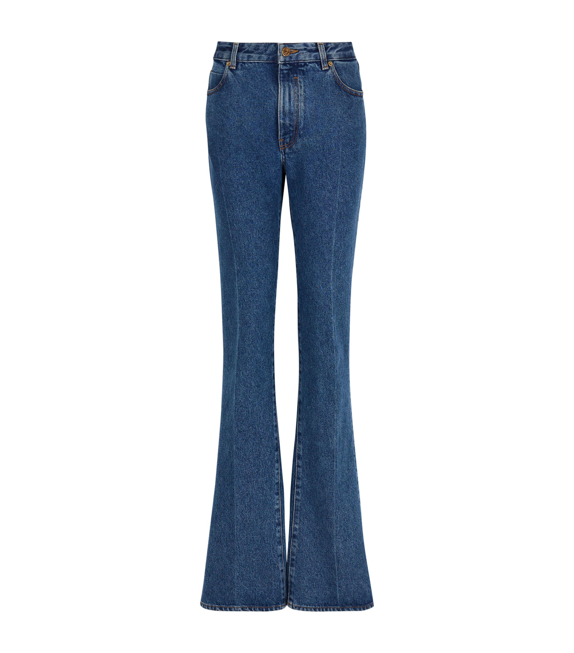 Elongated Straight Jeans