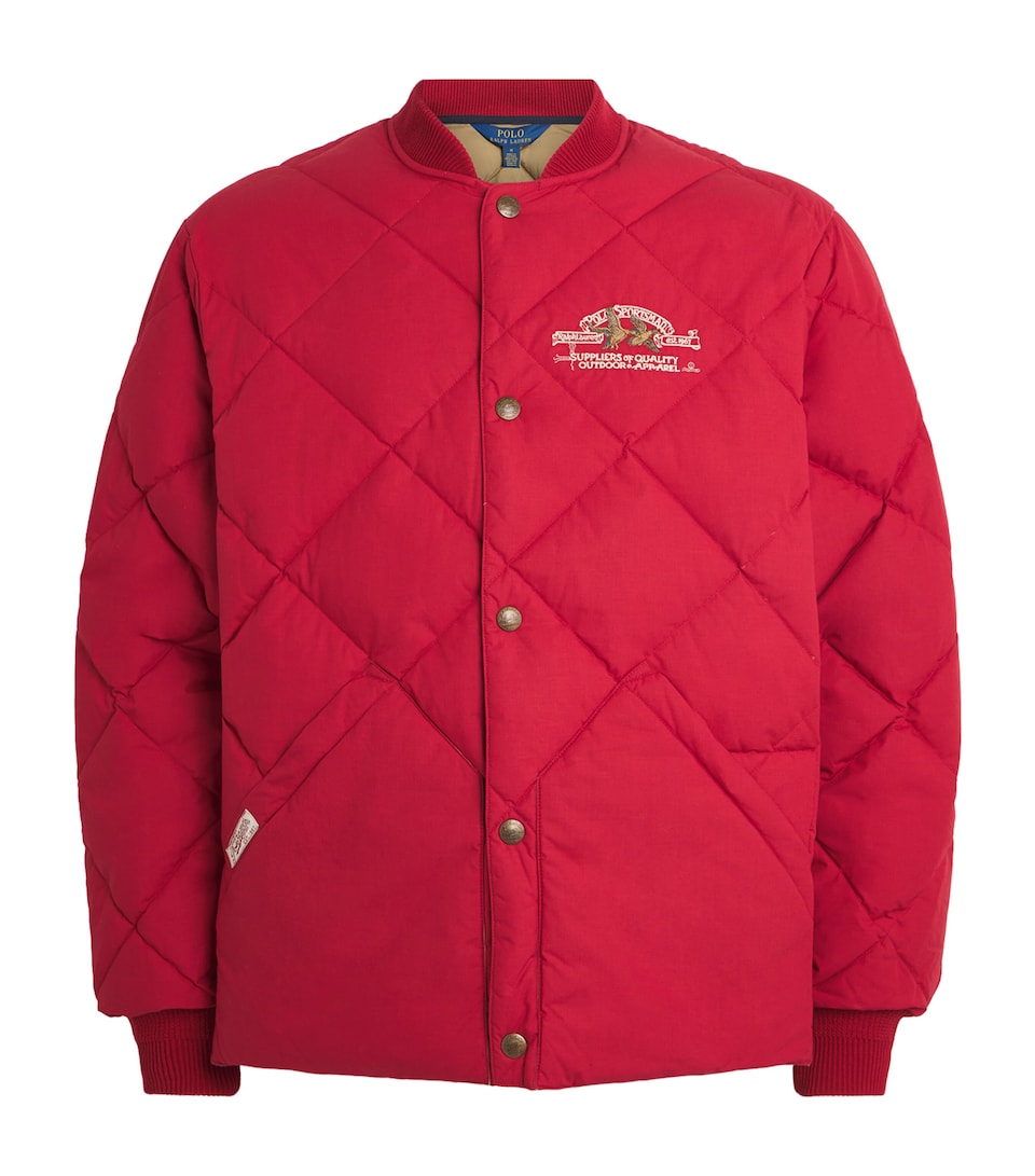 Polo Ralph Lauren Mens Polo Sportsman Down Jacket Sweet Tomato