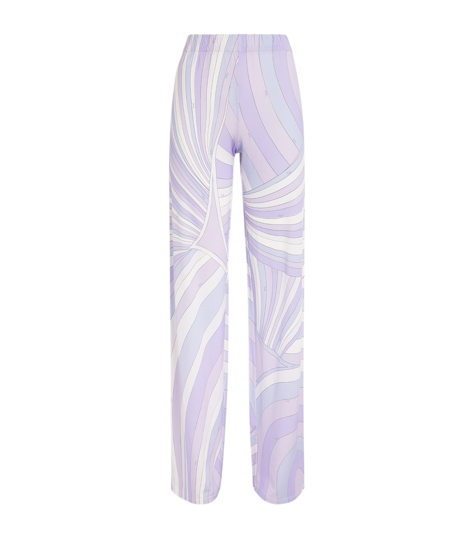 Satin Straight Trousers