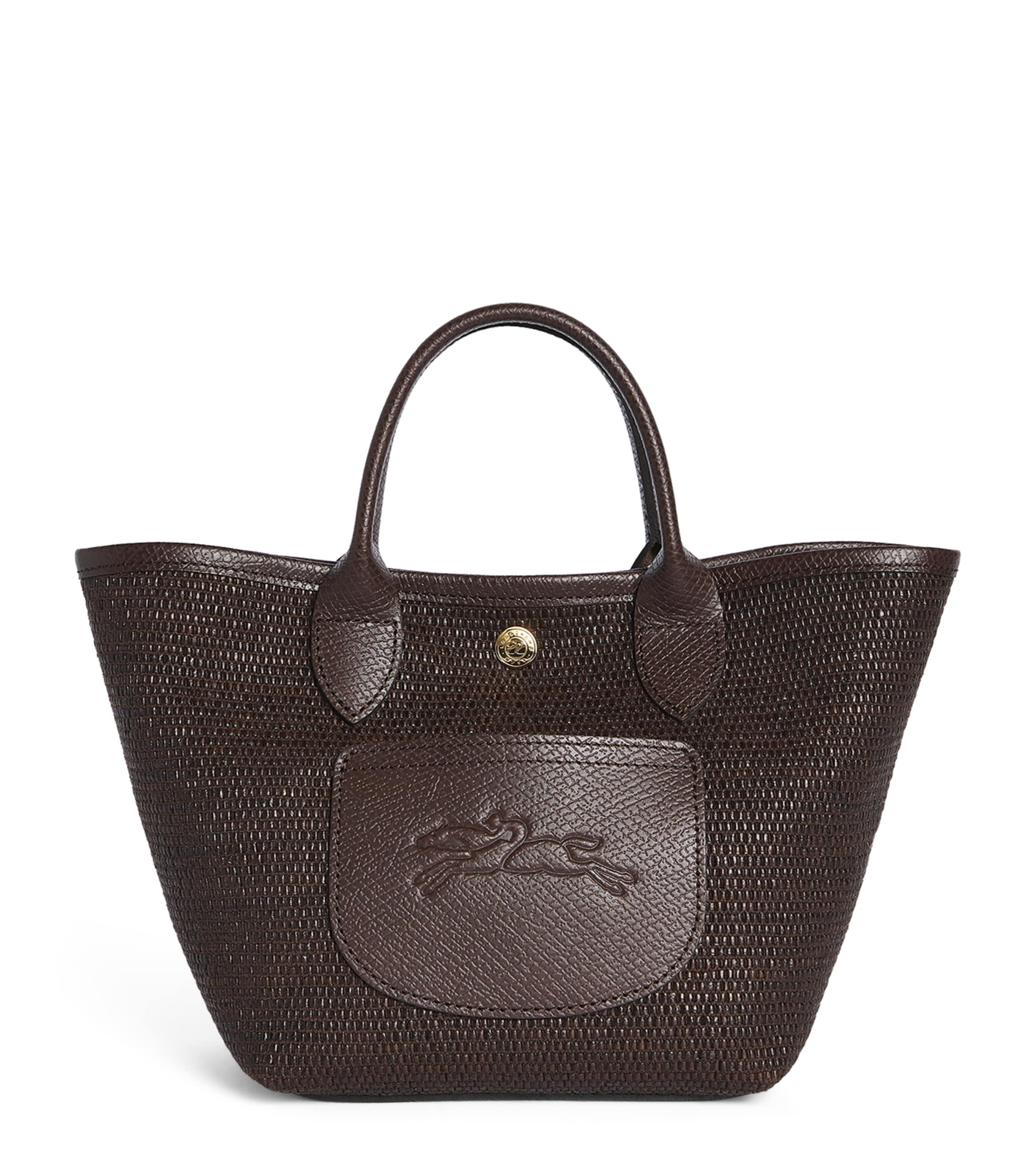 Longchamp Extra-Small Canvas Le Pliage Cross-Body Bag Moka