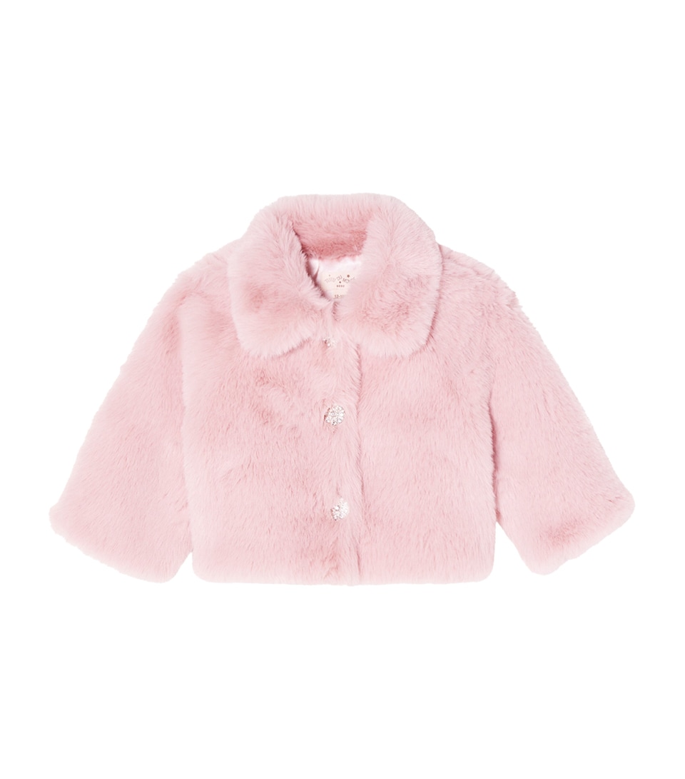 Tutu Du Monde Faux Fur Furberry Jacket (3-24 Months) Milk