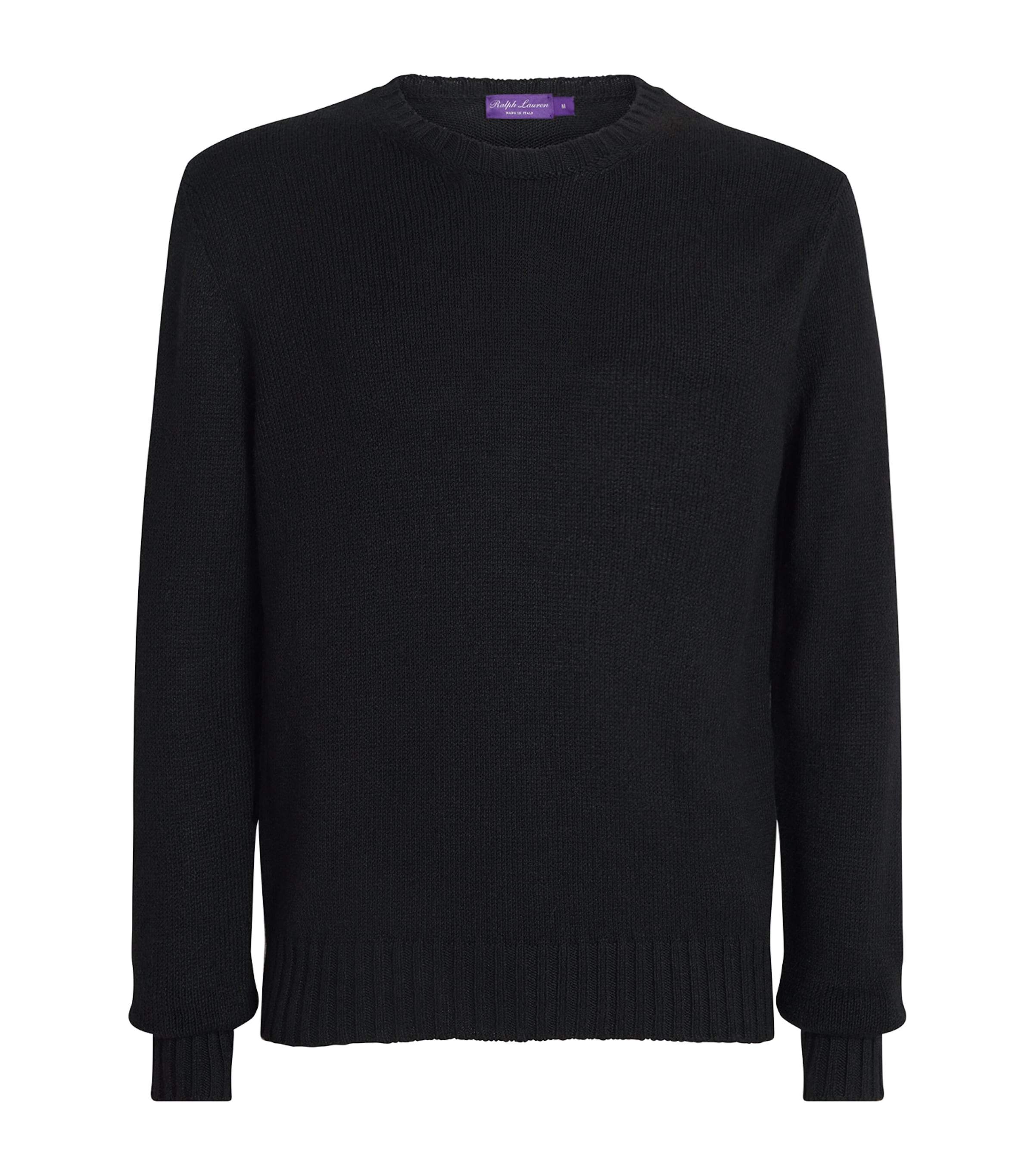 Silk-Linen Crew-Neck Sweater