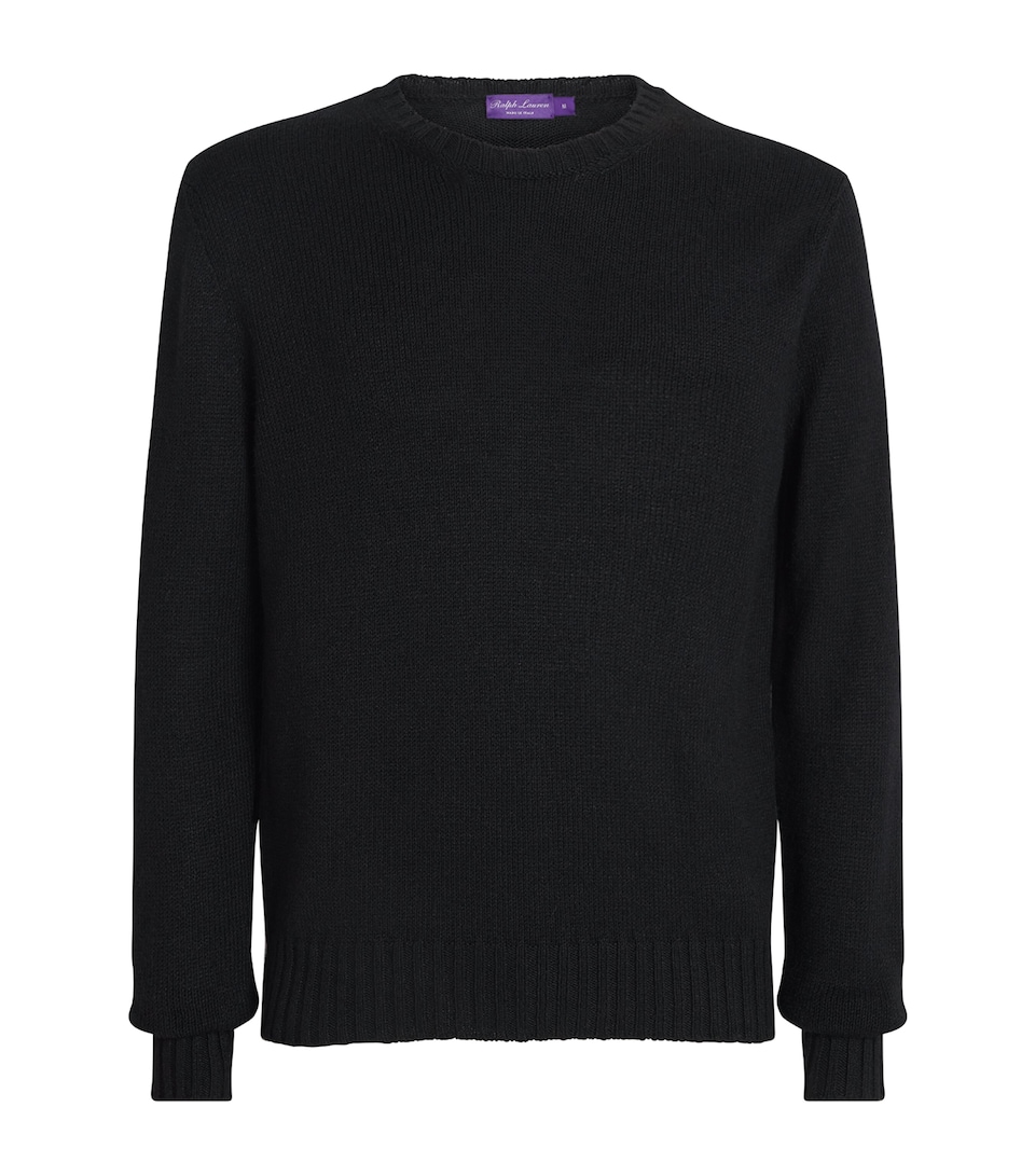 Silk-Linen Crew-Neck Sweater
