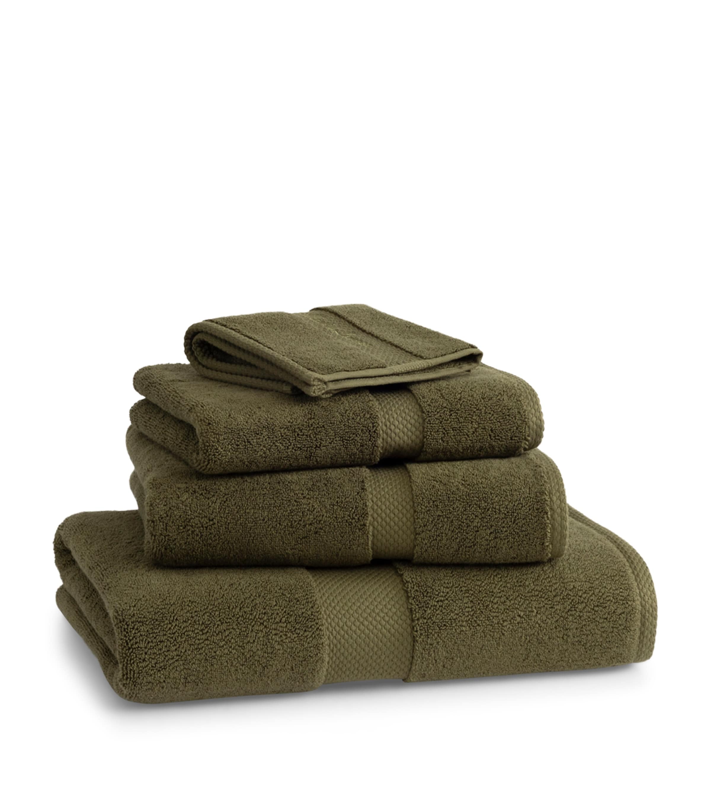 Ralph Lauren Home Dulaney Hand Towel (50cm x 100cm) Olive