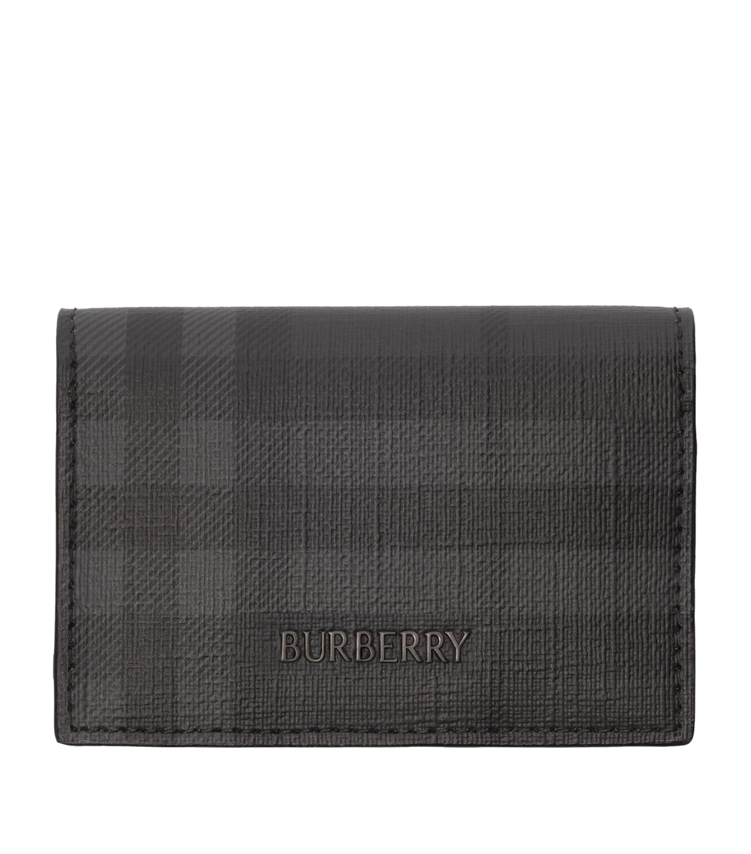 Burberry City Check Bifold Card-Holder Iron