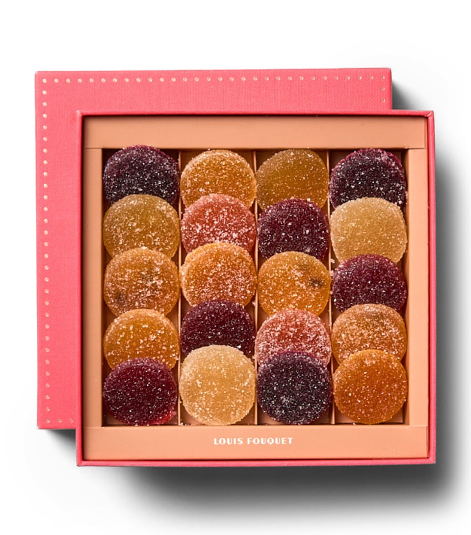 Louis Fouquet Box of 20 Fruit Jellies White