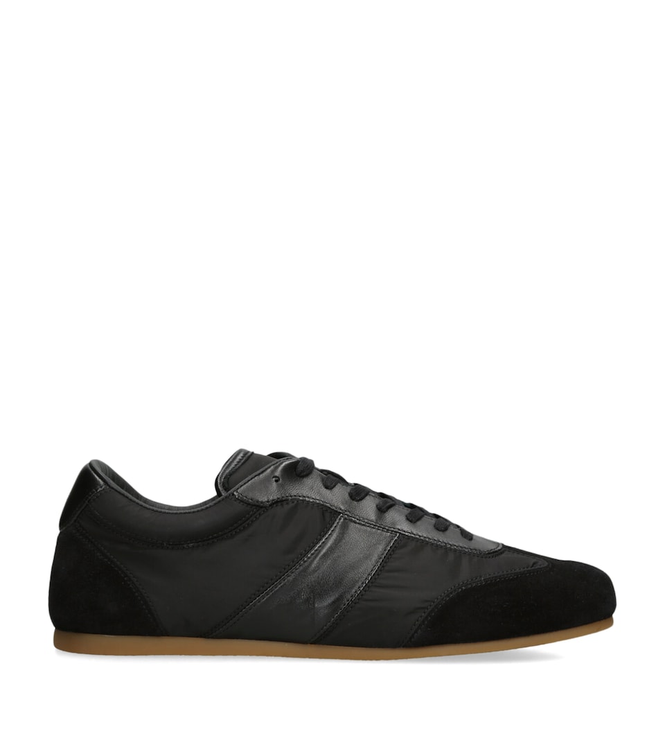 Lemaire Suede Soft Runner Sneakers Black