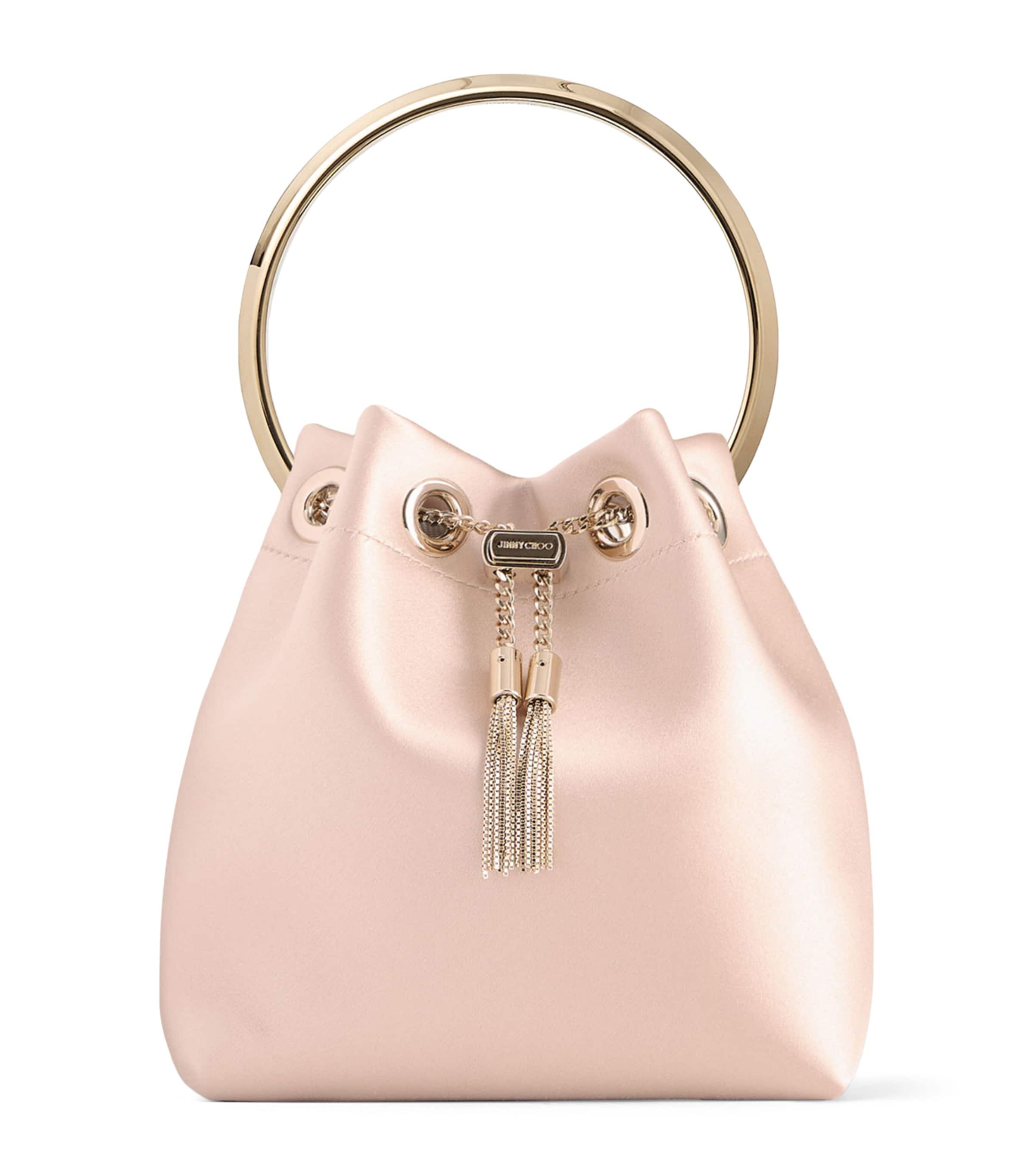 Jimmy Choo Bon Bon Mesh Top-Handle Bag | Harrods US