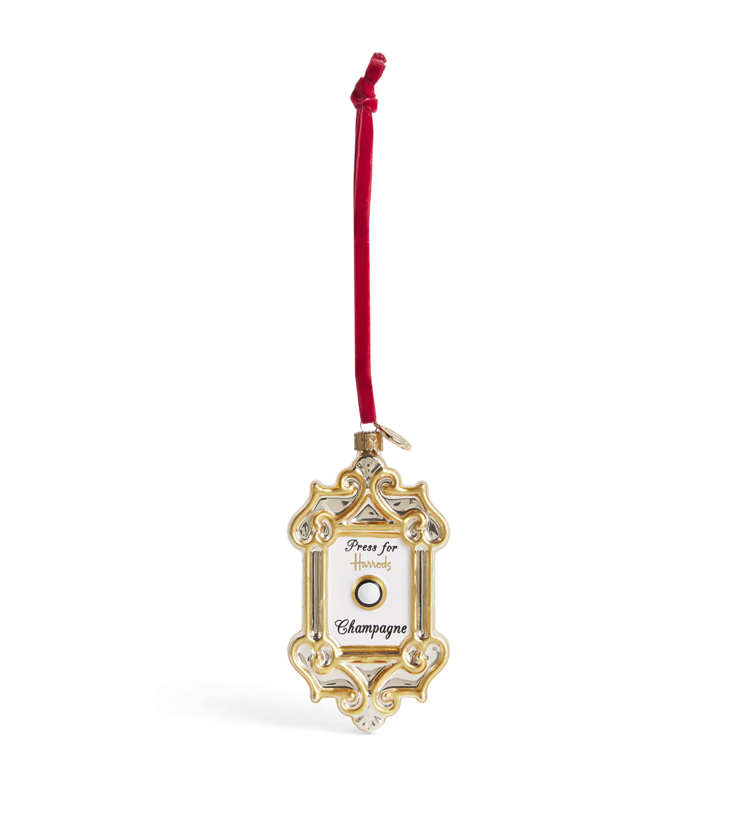 Harrods Press For Champagne Tree Decoration
