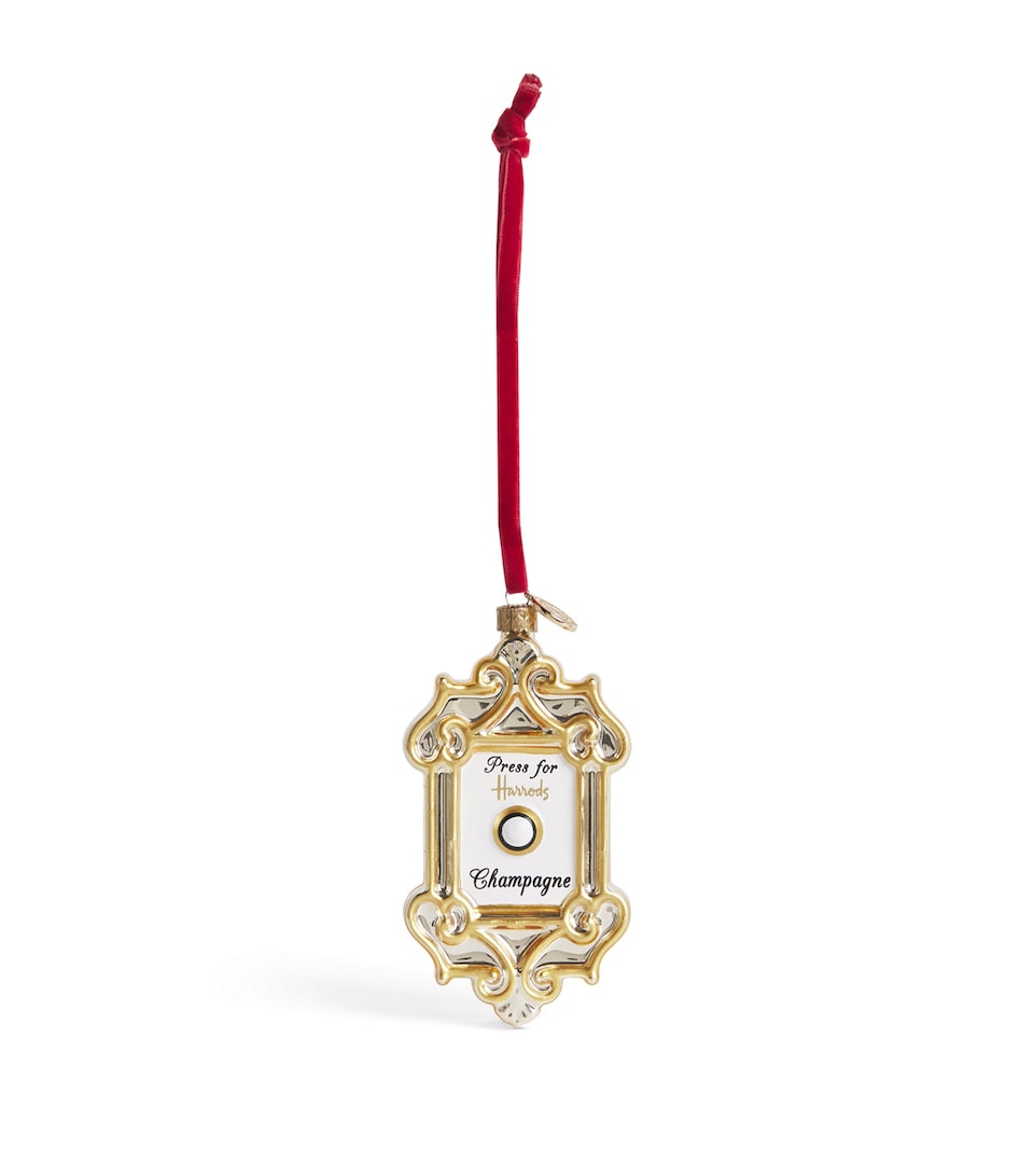 Harrods Press For Champagne Tree Decoration