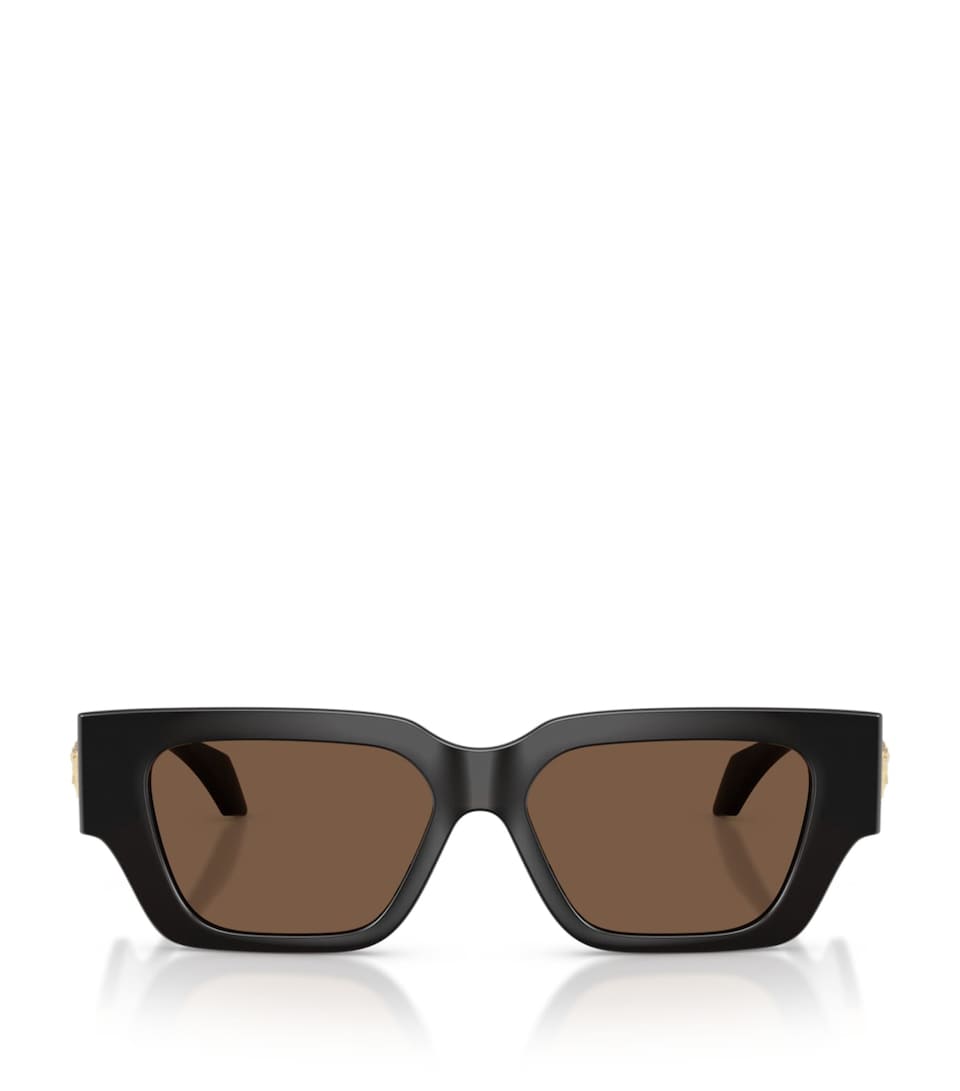 Versace VE4497U Rectangle Sunglasses Brown