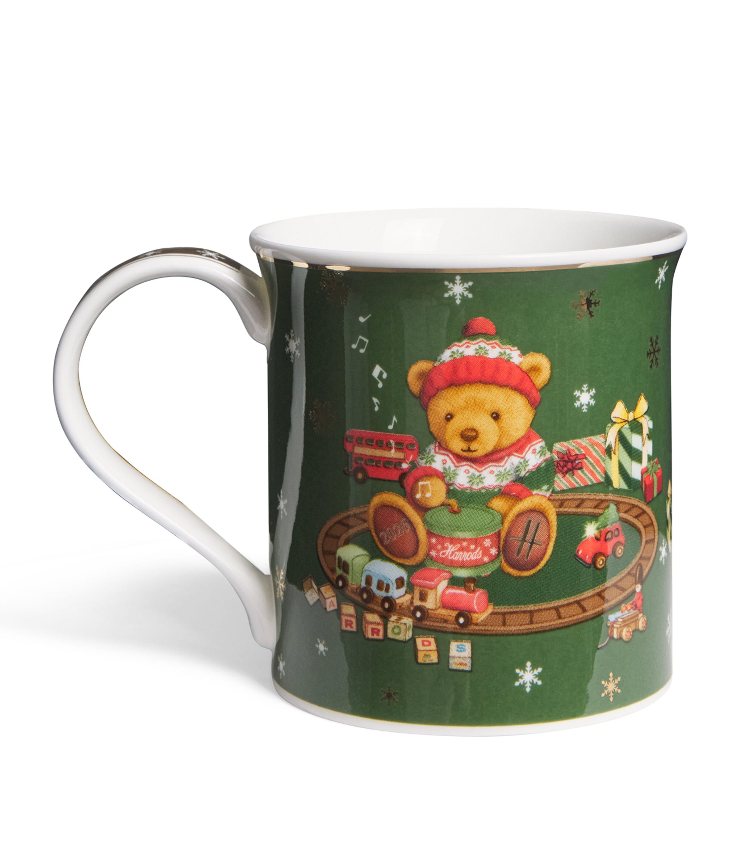 Harrods Bone China Christmas Bear Mug