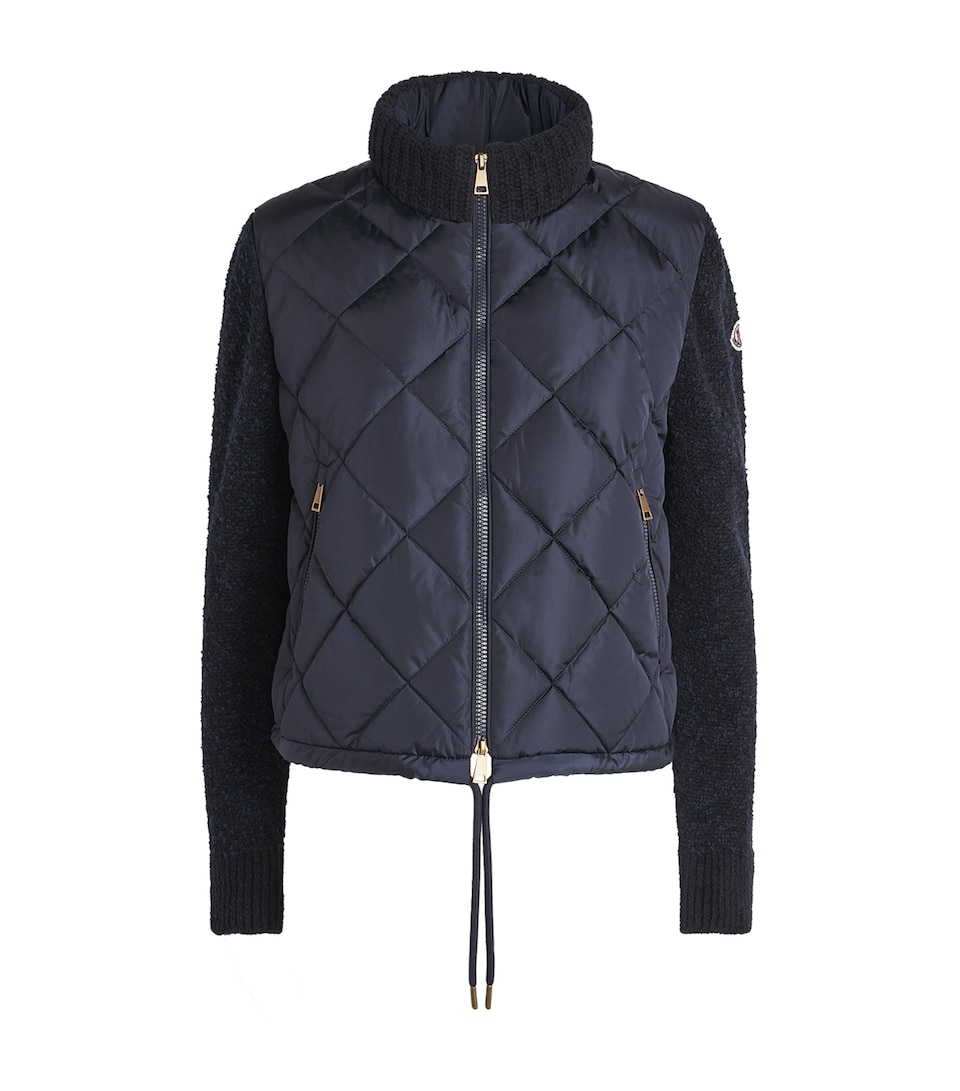 Moncler Womens Quilted Hybrid Jacket