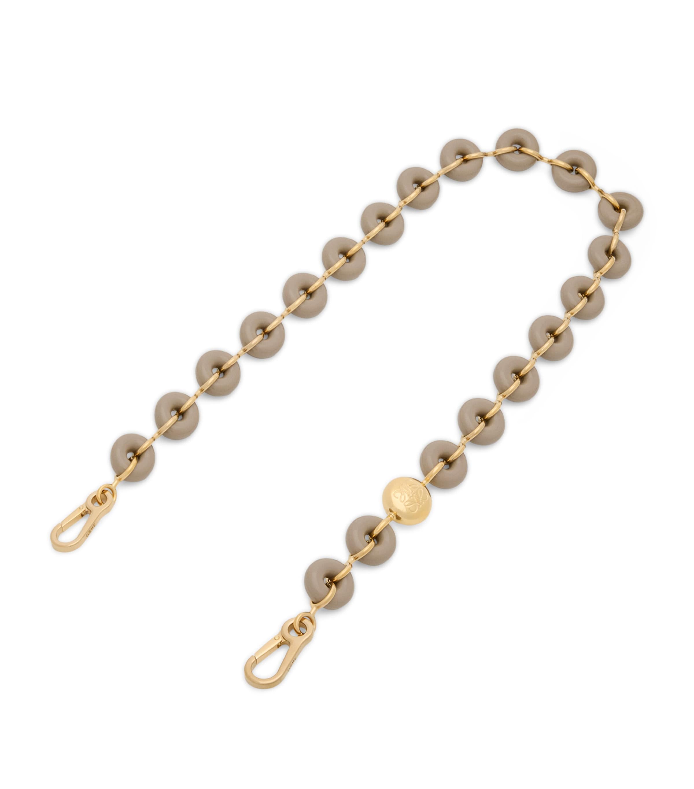 LOEWE Donut Chain Bag Strap Sand